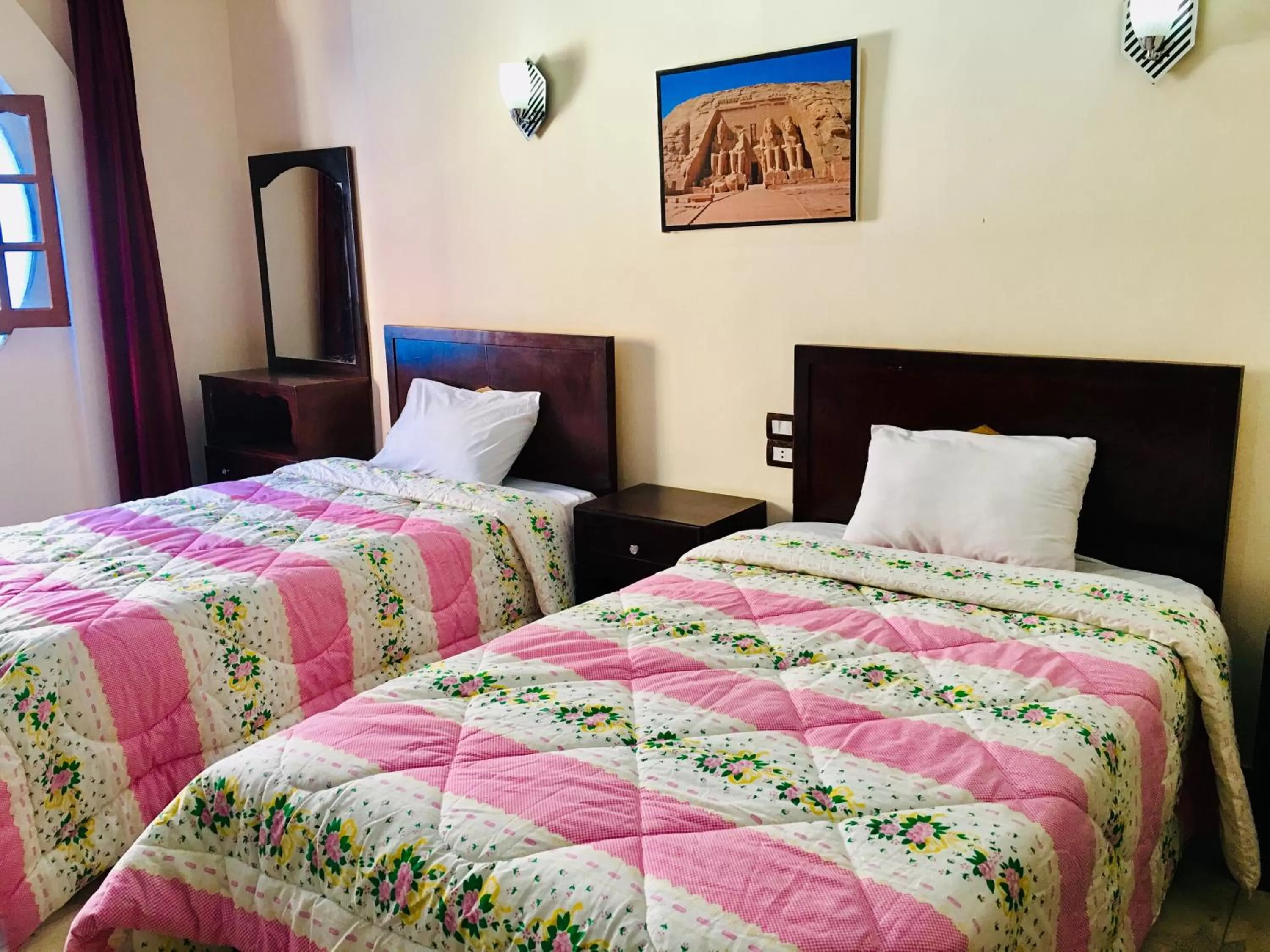 Bed in Sunflower Guest House Luxor West Bank
