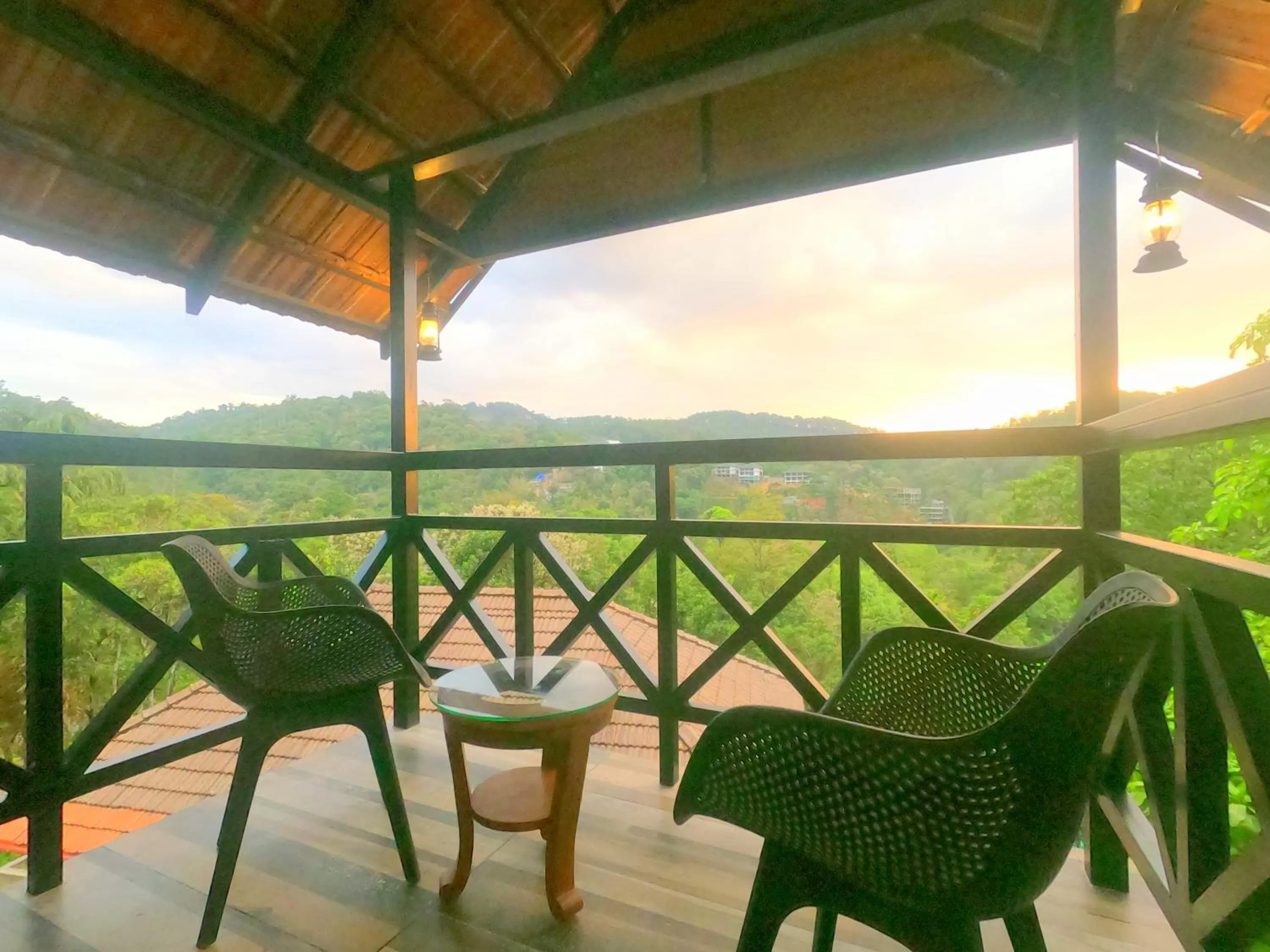 Balcony/Terrace in The Wild Trails Clarks Exotica , Munnar
