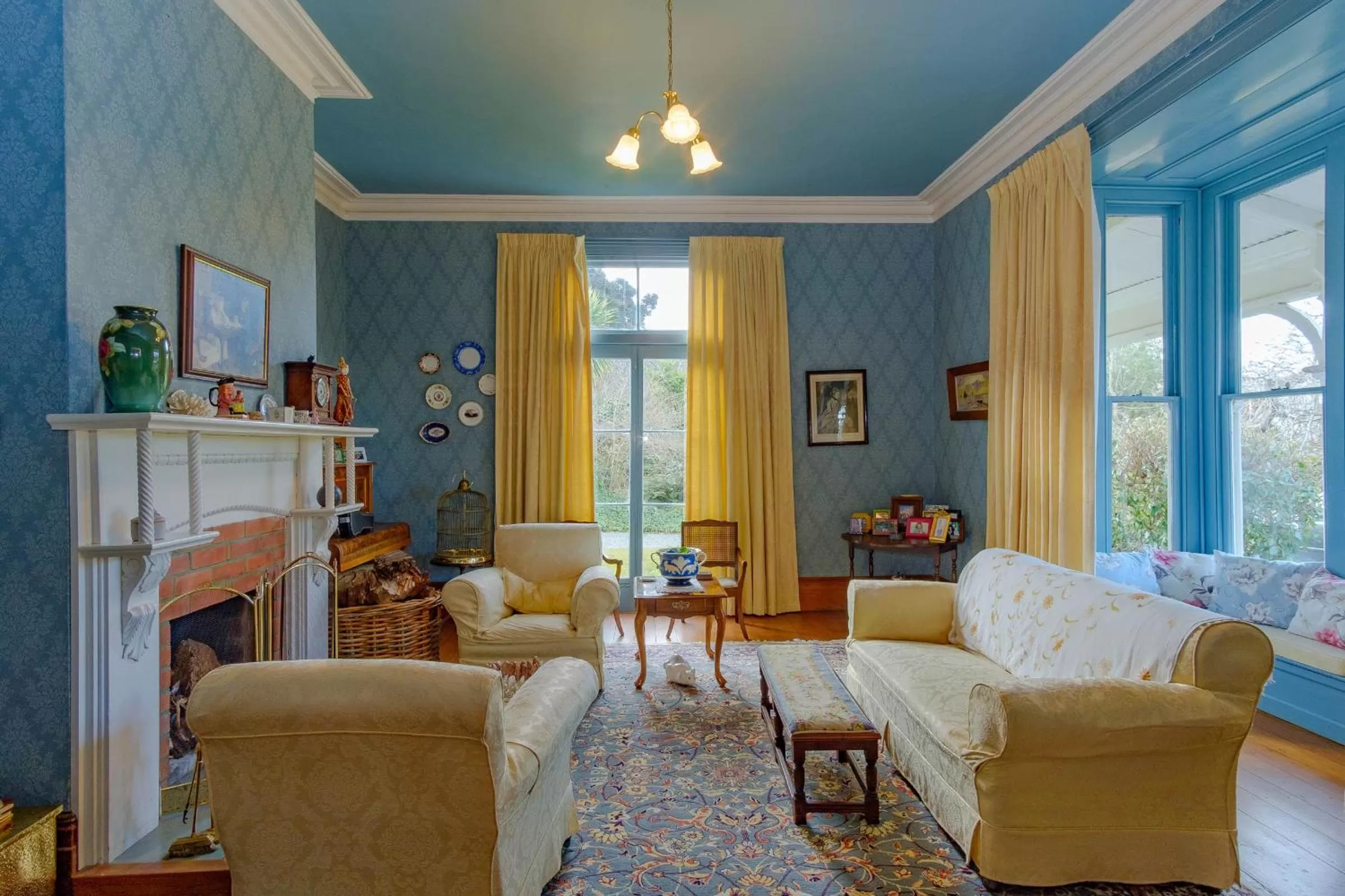 Living room, Seating Area in Waikonini Homestead