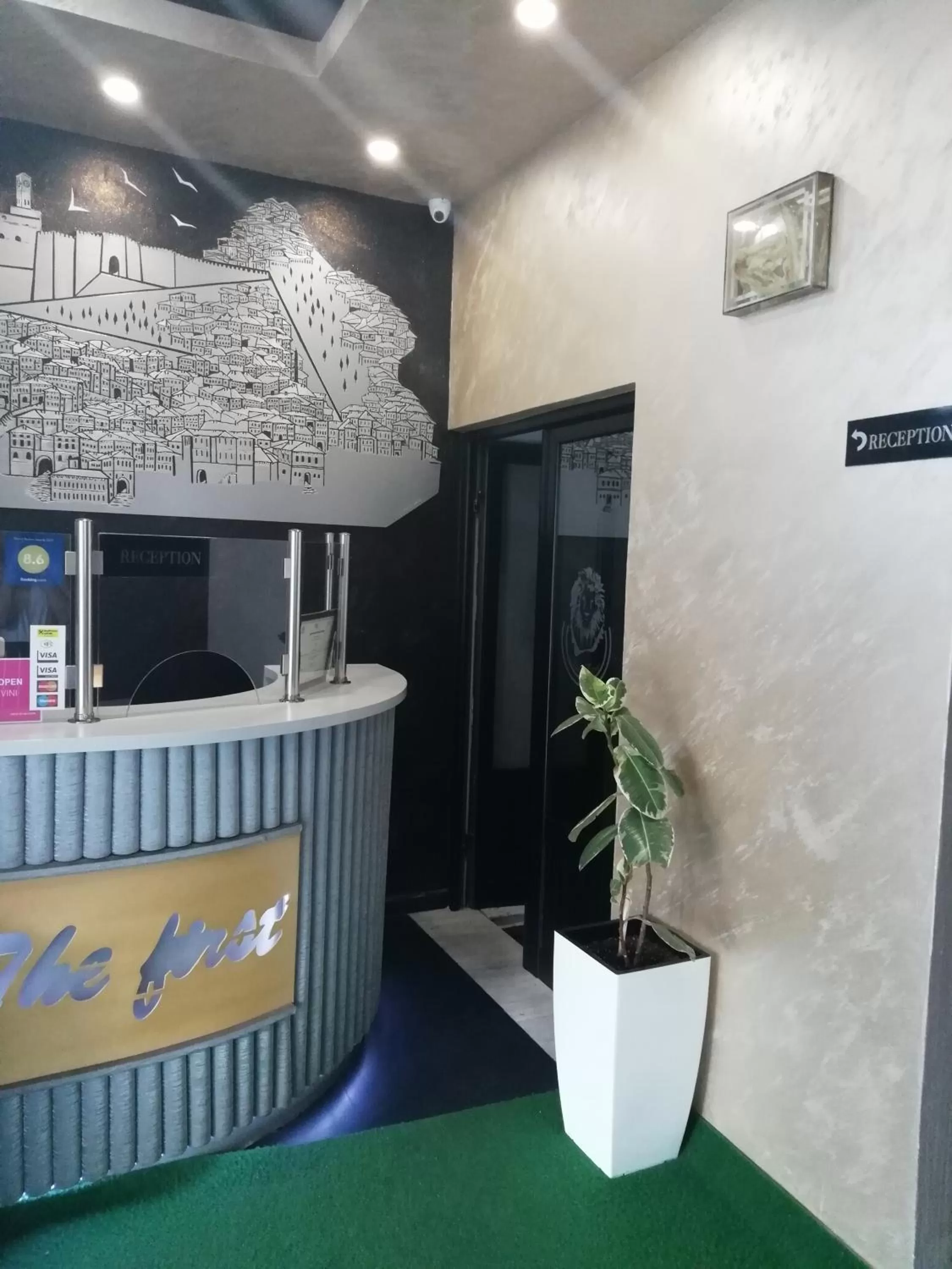 Lobby or reception in Hotel The First