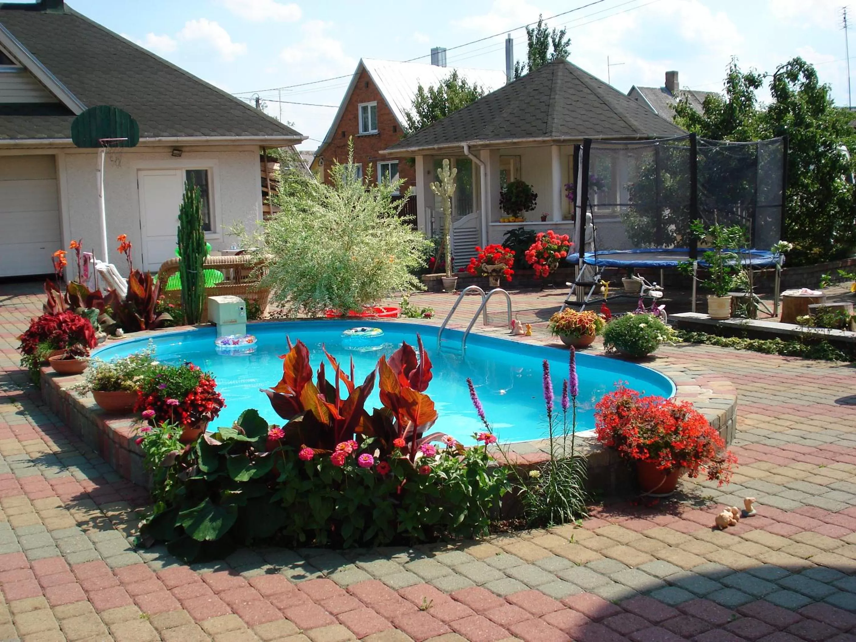 Patio in Guest House Linas