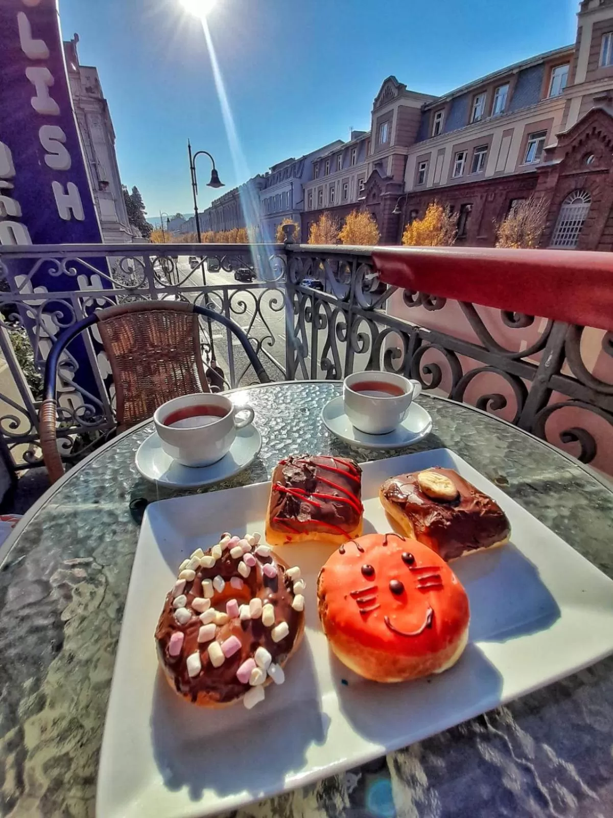 Balcony/Terrace in English Home Hotel Tbilisi