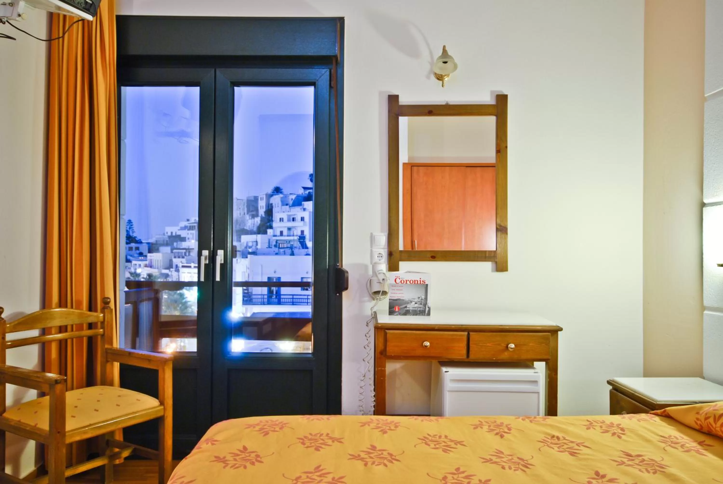 Decorative detail, Bed in Hotel Coronis