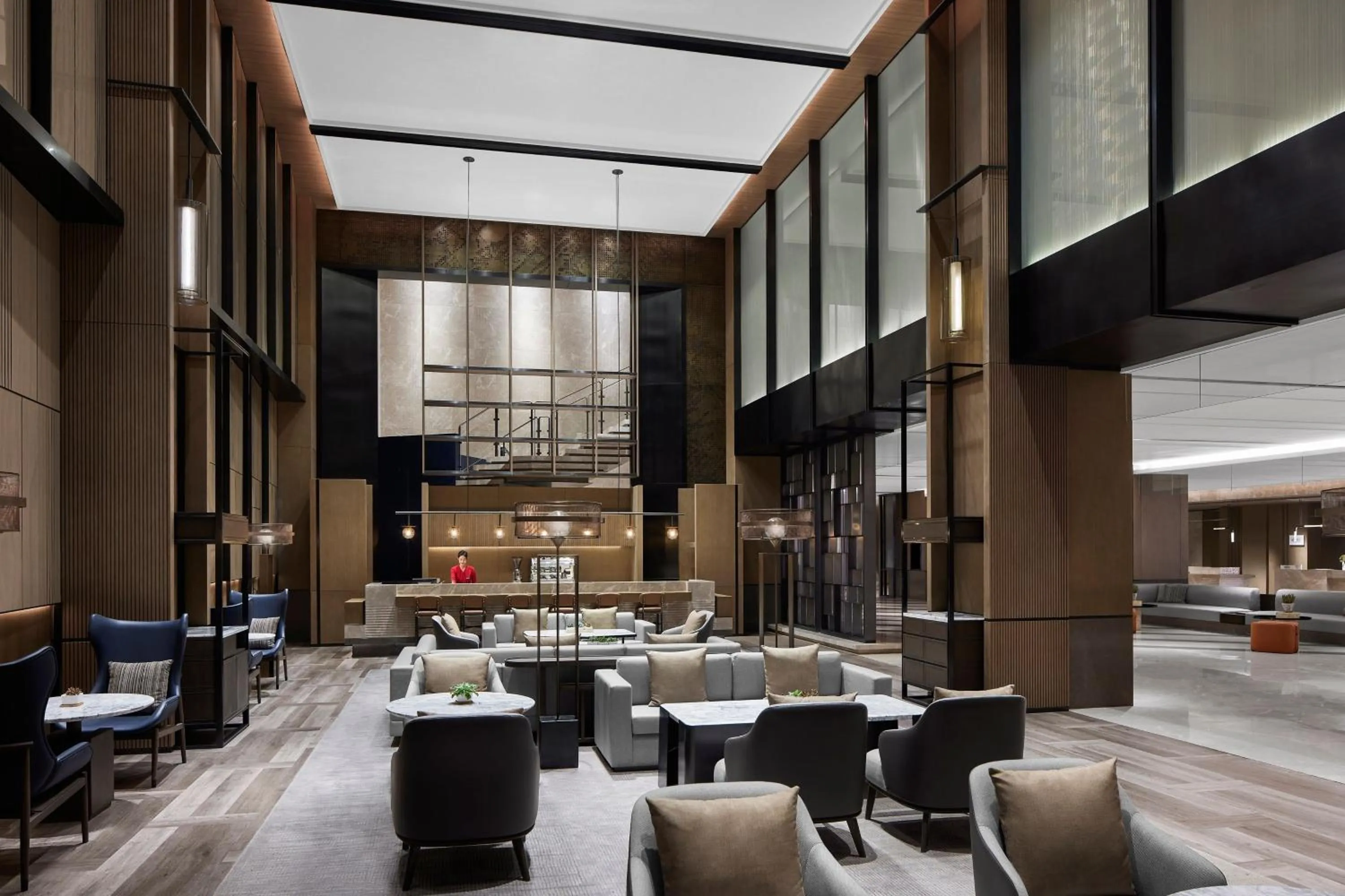Lobby or reception in Shenyang Marriott Hotel