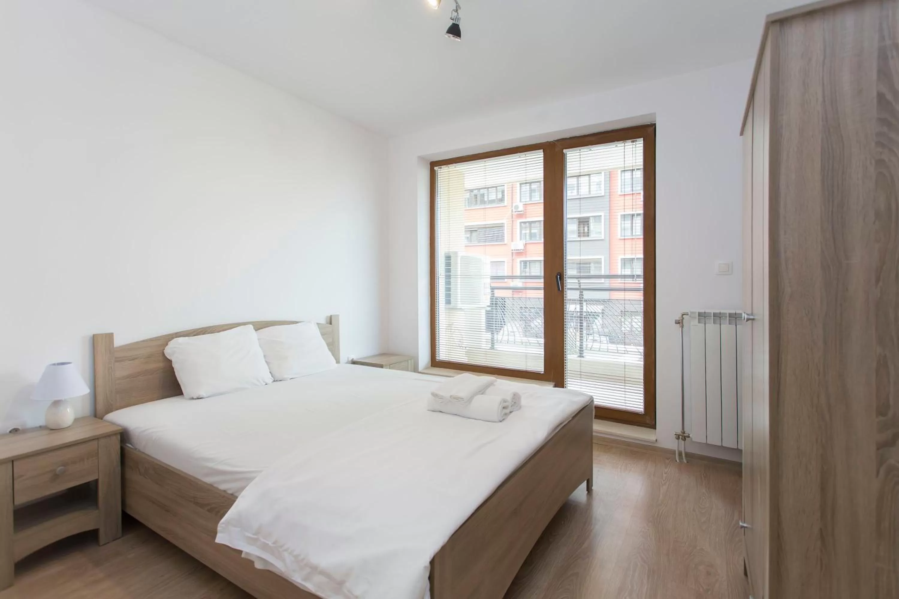 Bedroom, Bed in Modern and Bright Apartments near Center - FREE PARKING