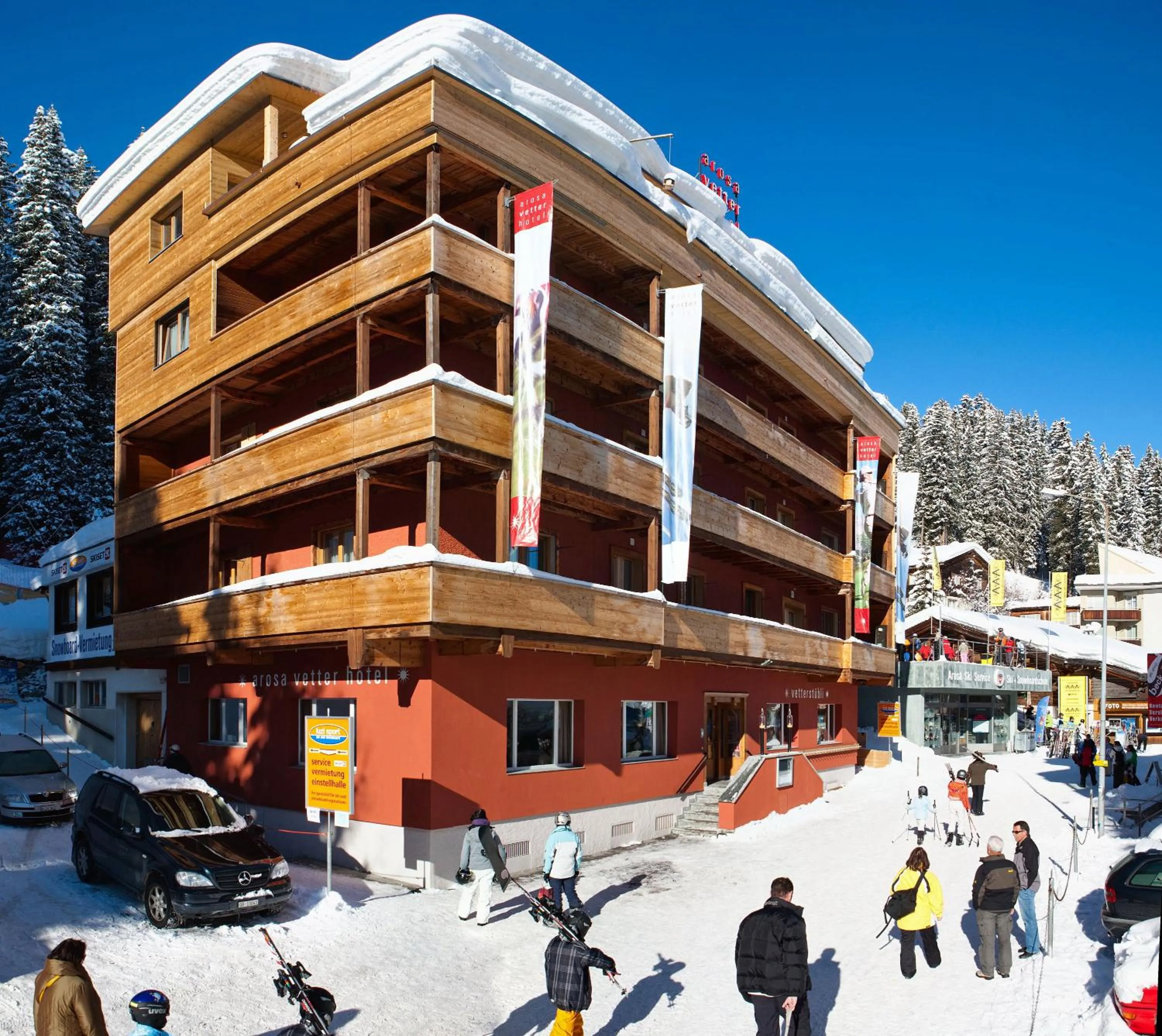 Property building in Arosa Vetter Hotel