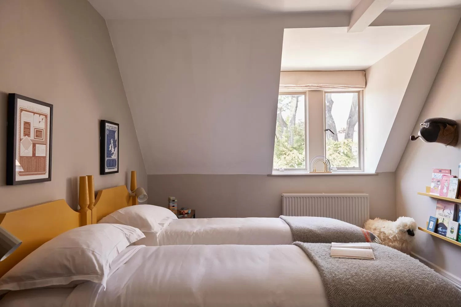 Bedroom, Bed in Fowey Hall Hotel