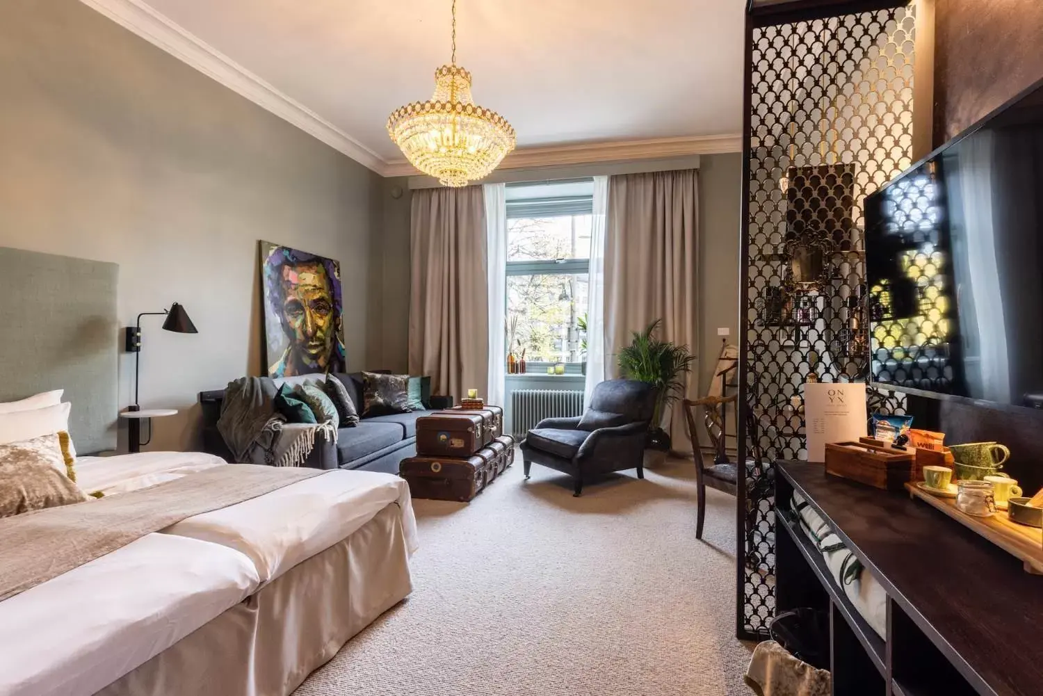 Deluxe City View. - single occupancy in Hotell Onyxen, boutique- & lifestyle, Adults Only Deluxe City View. - single occupancy in Hotell Onyxen, boutique- & lifestyle, Adults Only