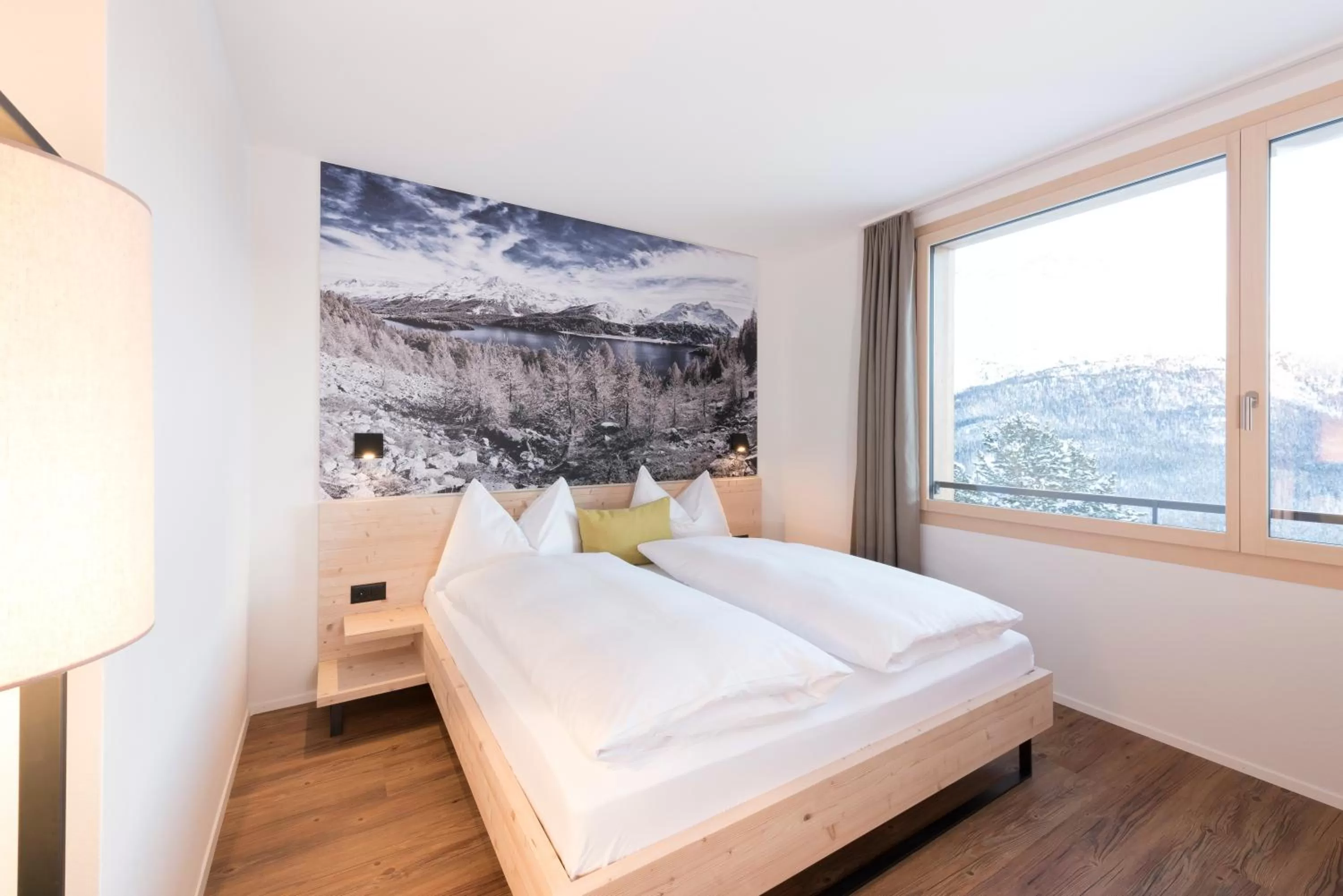 View (from property/room), Bed in Berghotel Randolins