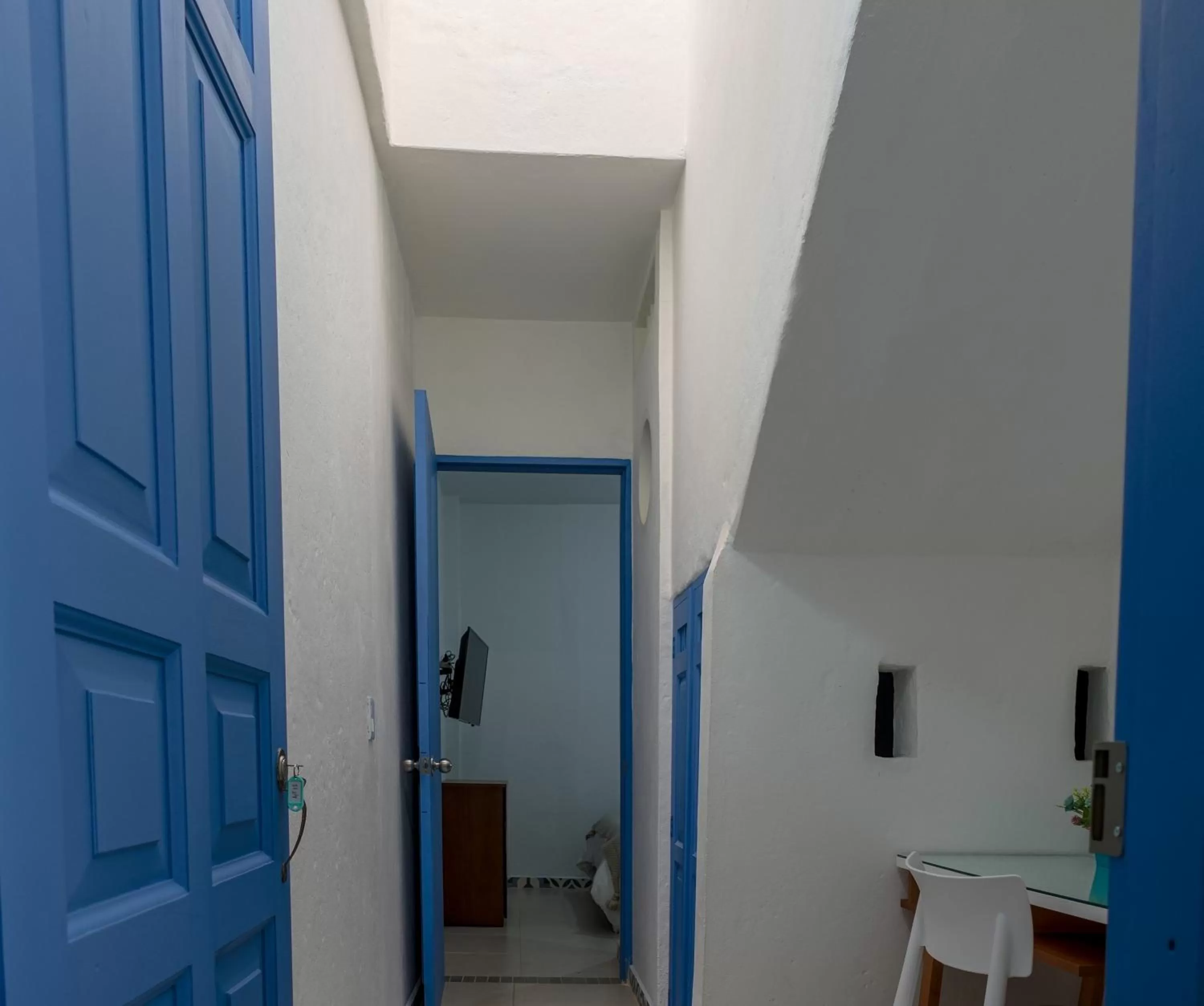 Seating area in Hotel Azulado Jericó