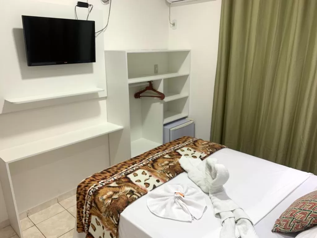 Bed in Pousada Verdes Mares