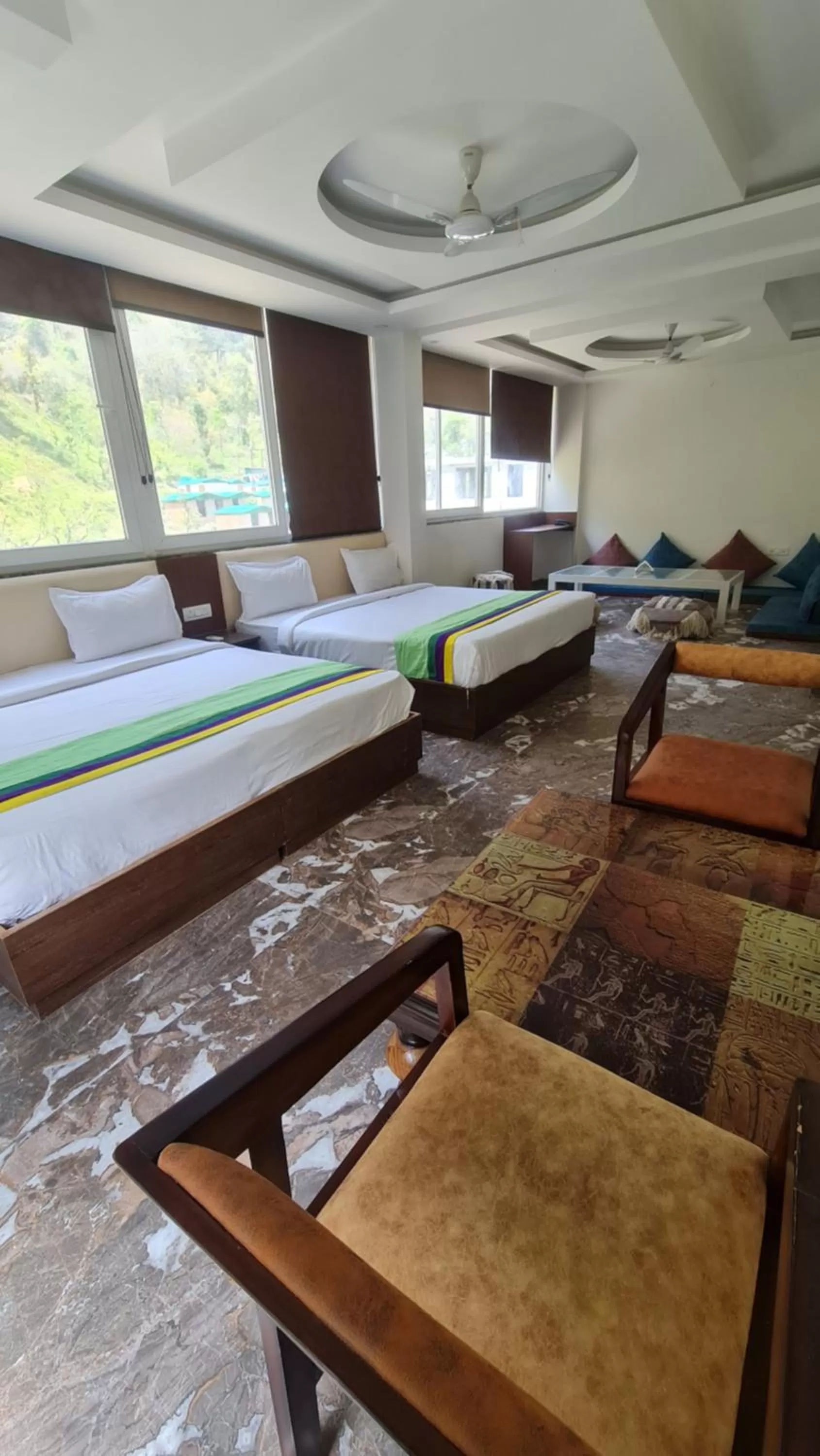 Shower, Bed in Hotel Hidden Delight Rishikesh