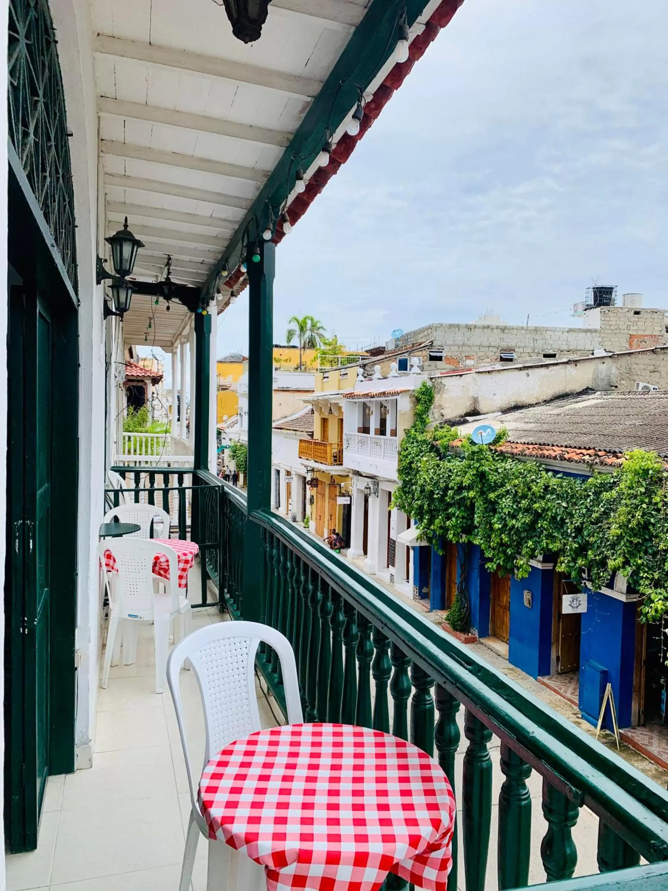 Balcony/Terrace in Hostal La Española de Getsemani