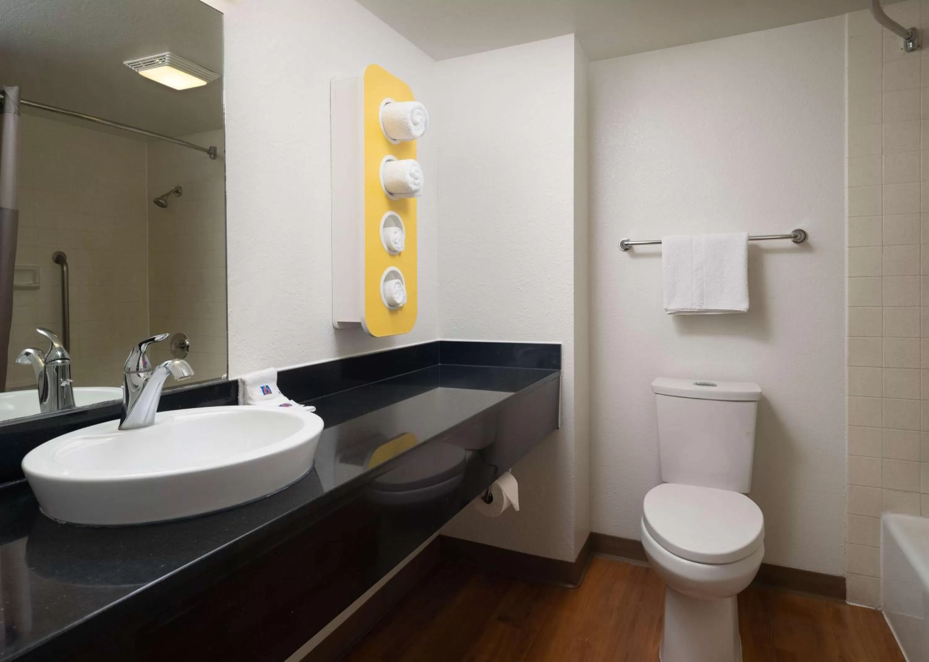 Bathroom in Motel 6 San Simeon, CA - Hearst Castle Area