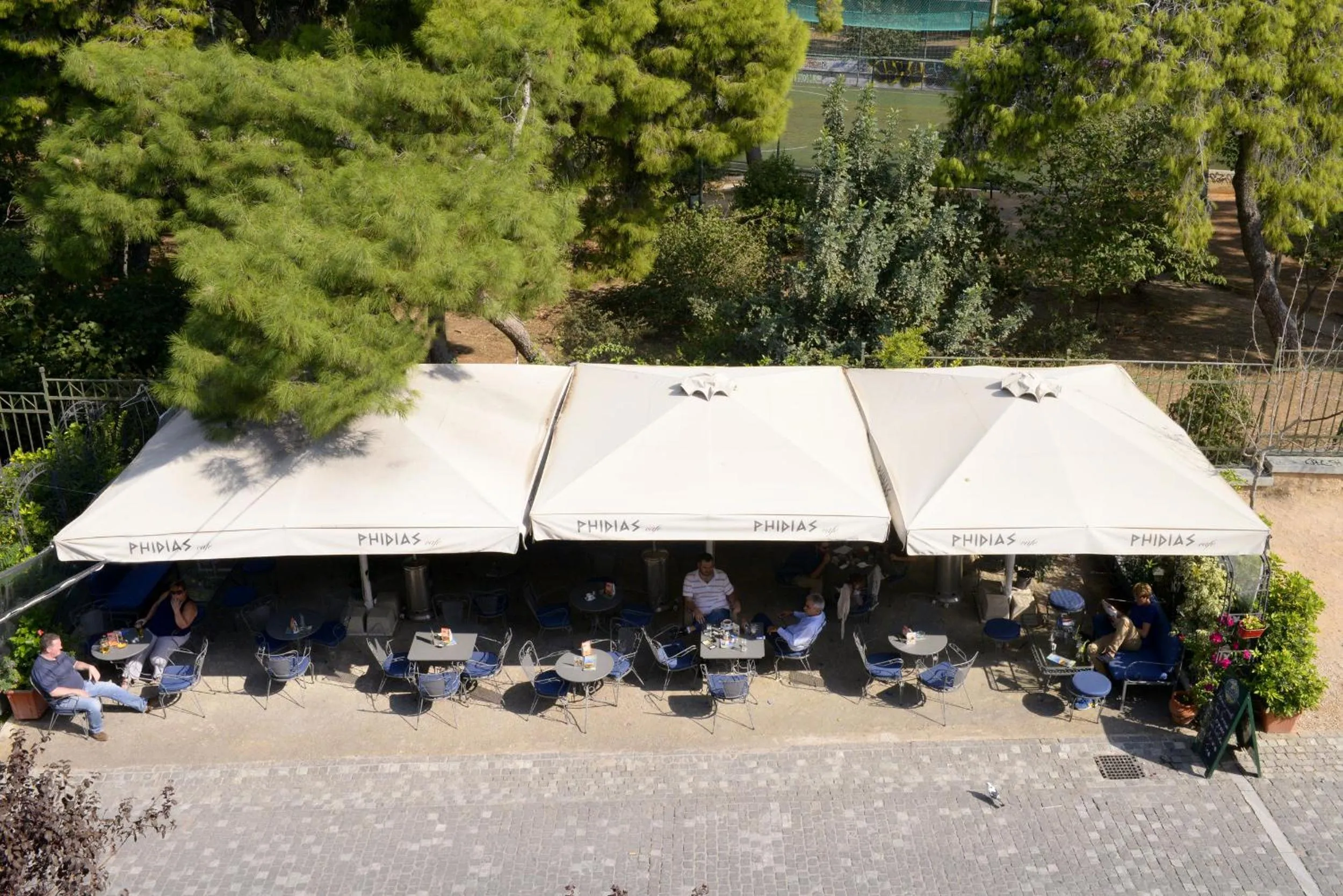 Bird's eye view in Phidias Hotel