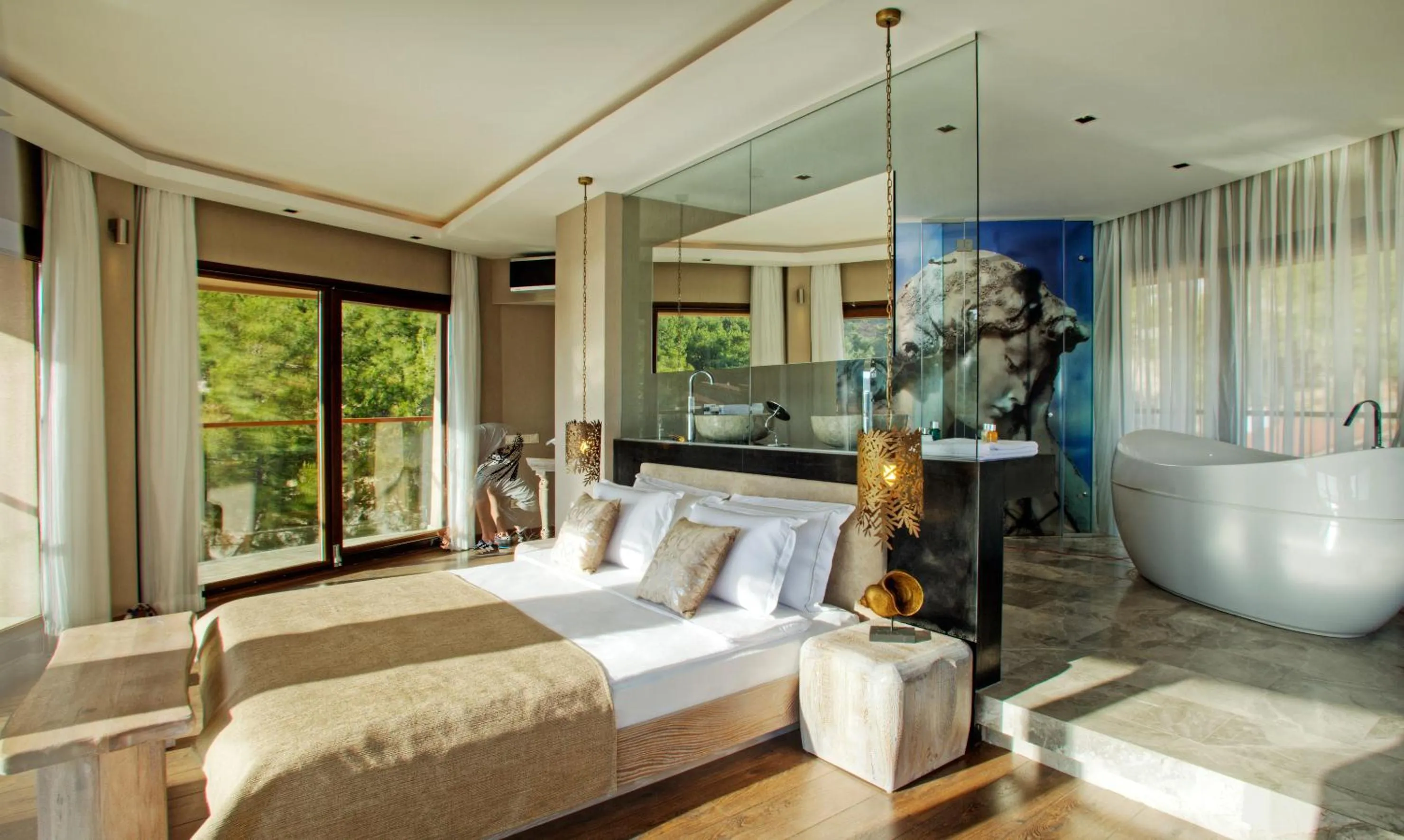 Photo of the whole room, Bed in Marti Hemithea Hotel