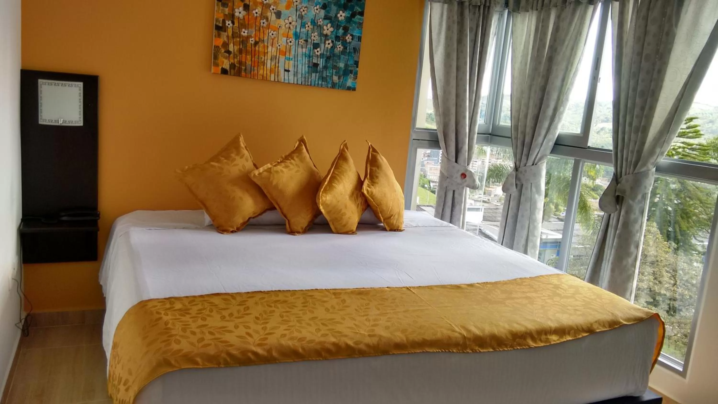 Bedroom, Bed in Hotel Anzea