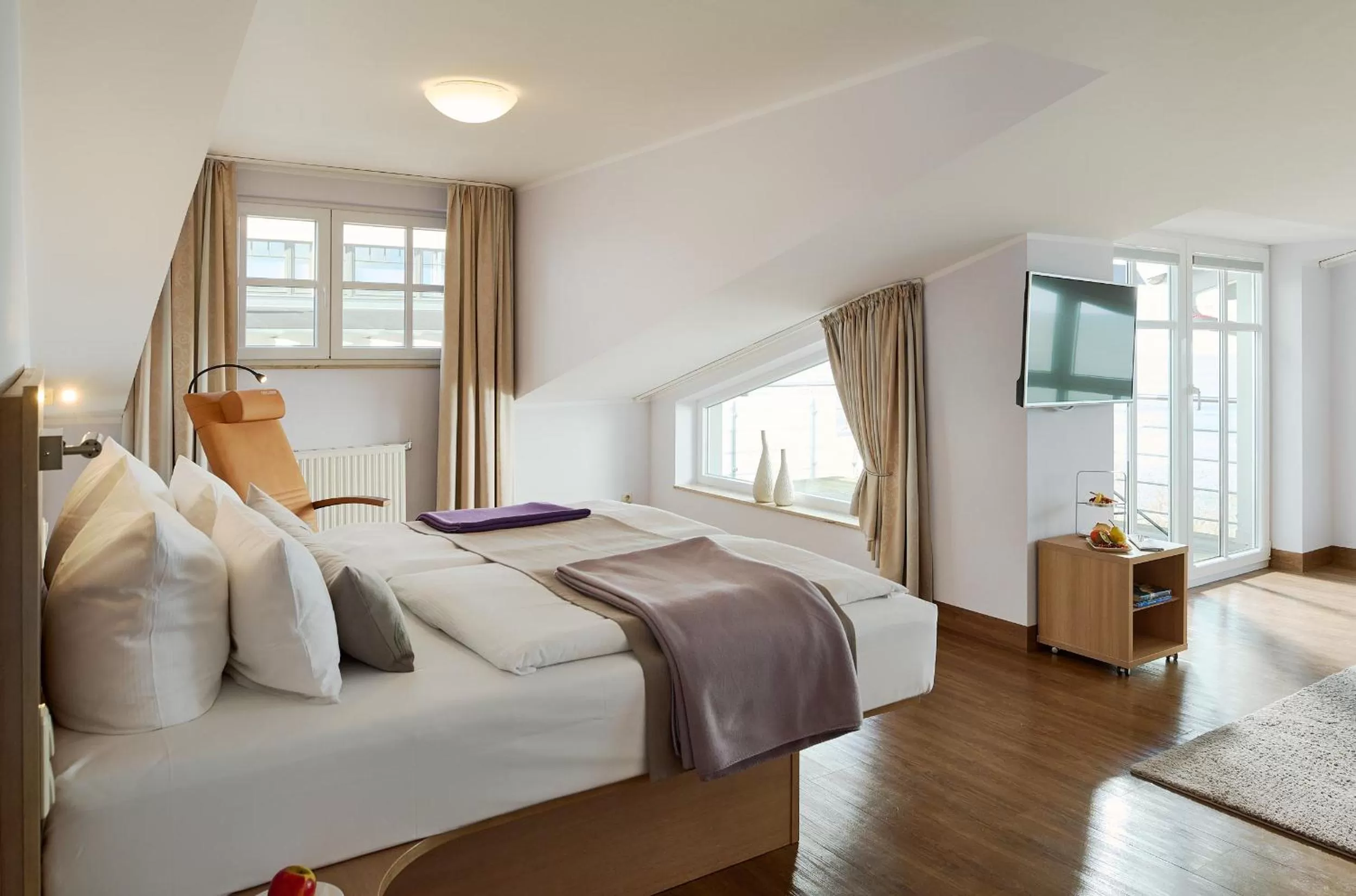 Bed in Seeschloss Sellin