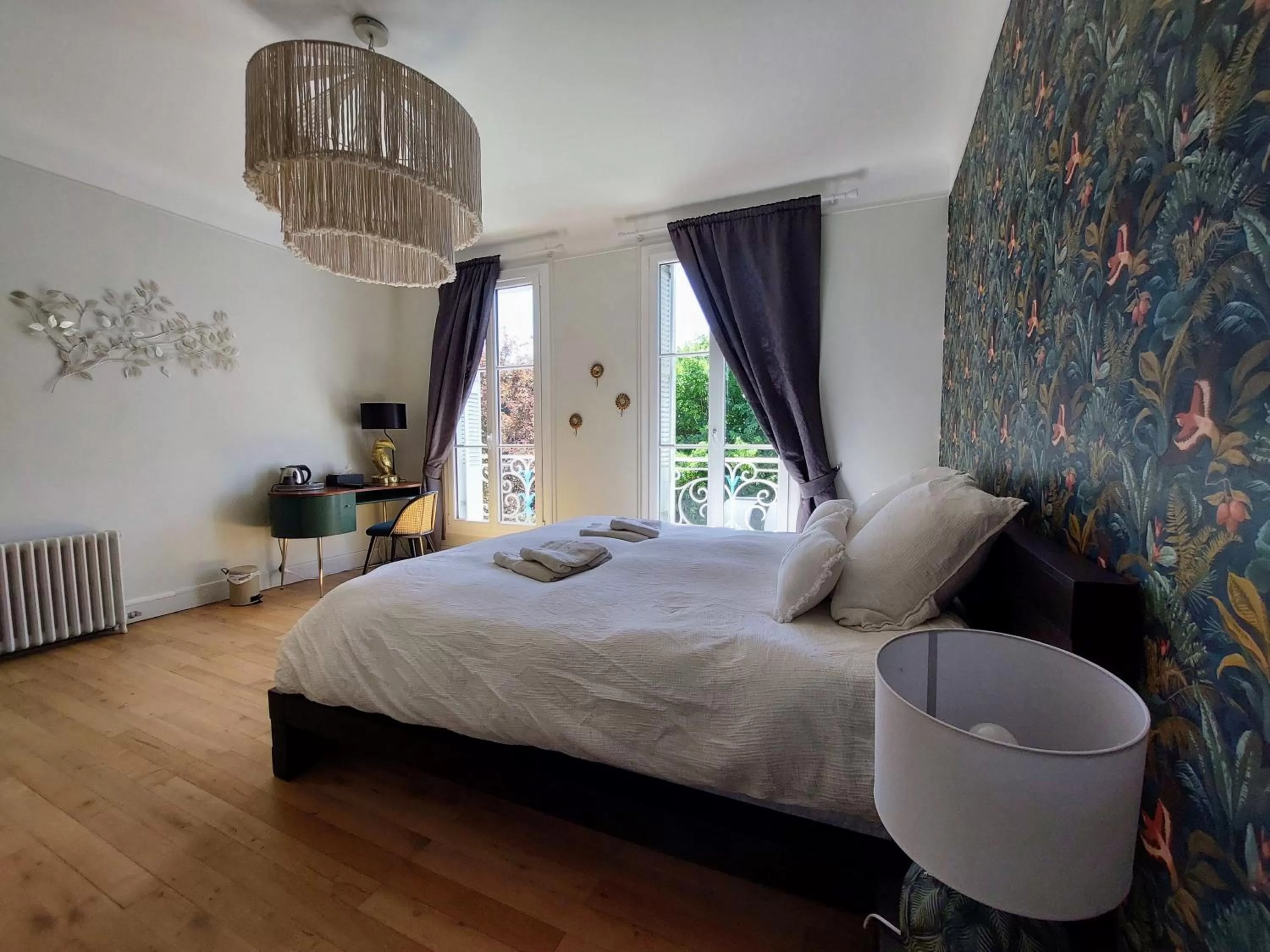 Photo of the whole room, Bed in La Maucannière