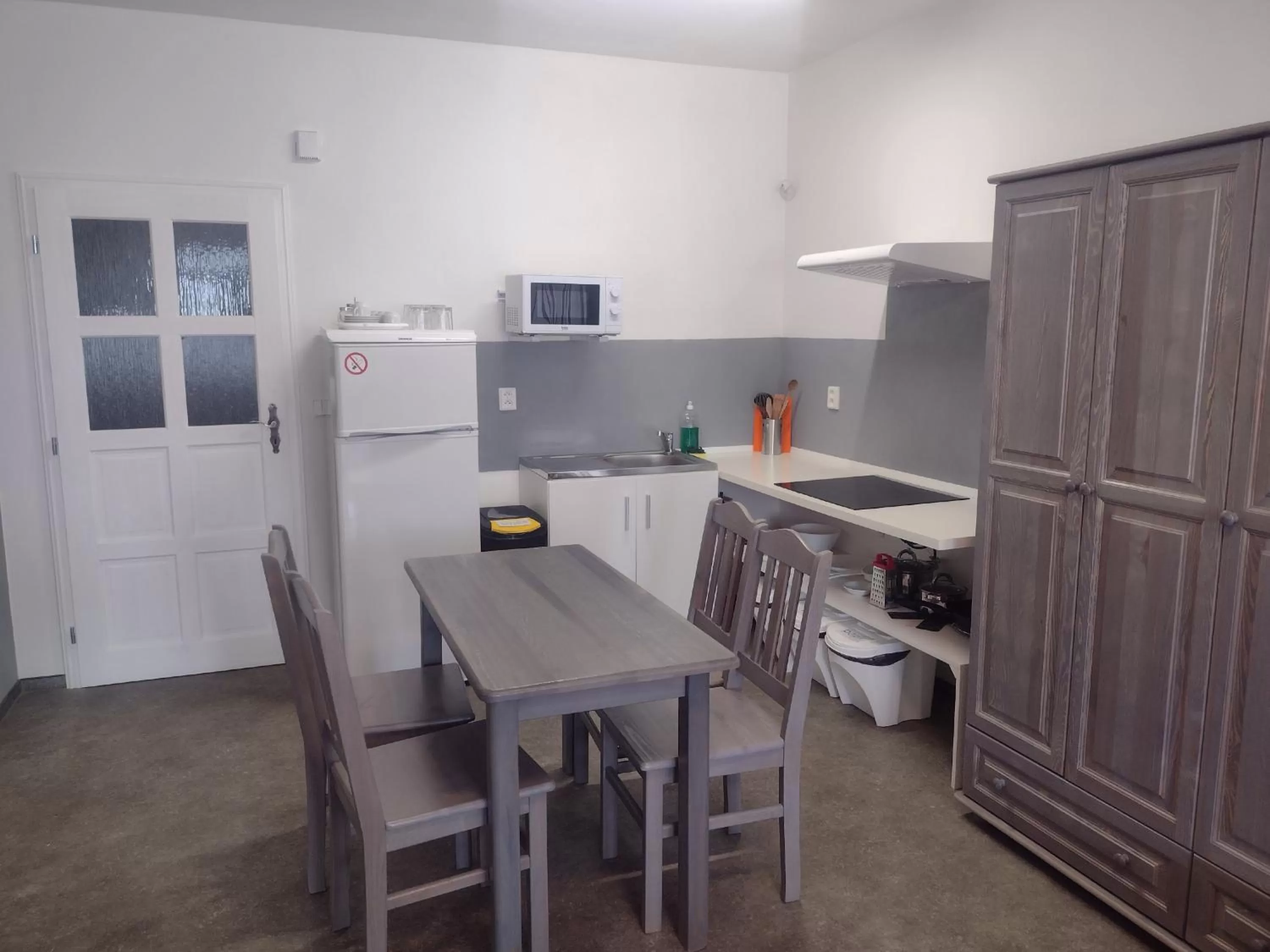 Kitchen or kitchenette in Pension Fontána Svitavy