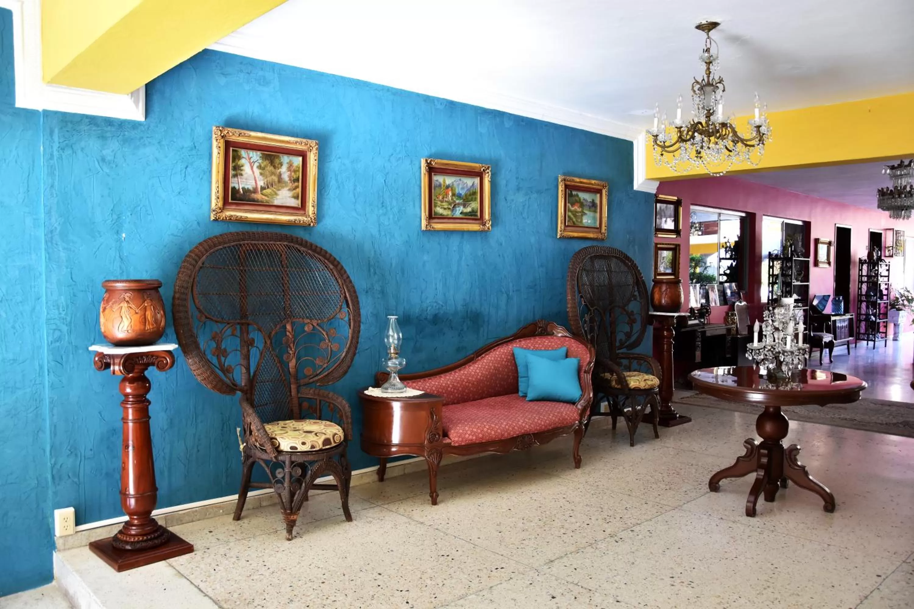 Lobby or reception in Hotel Mary Carmen