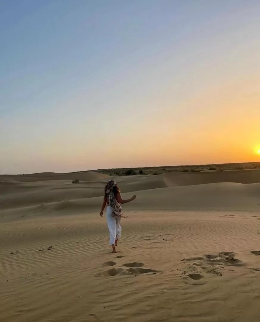 Sunset, Beach in Hotel Murad Haveli