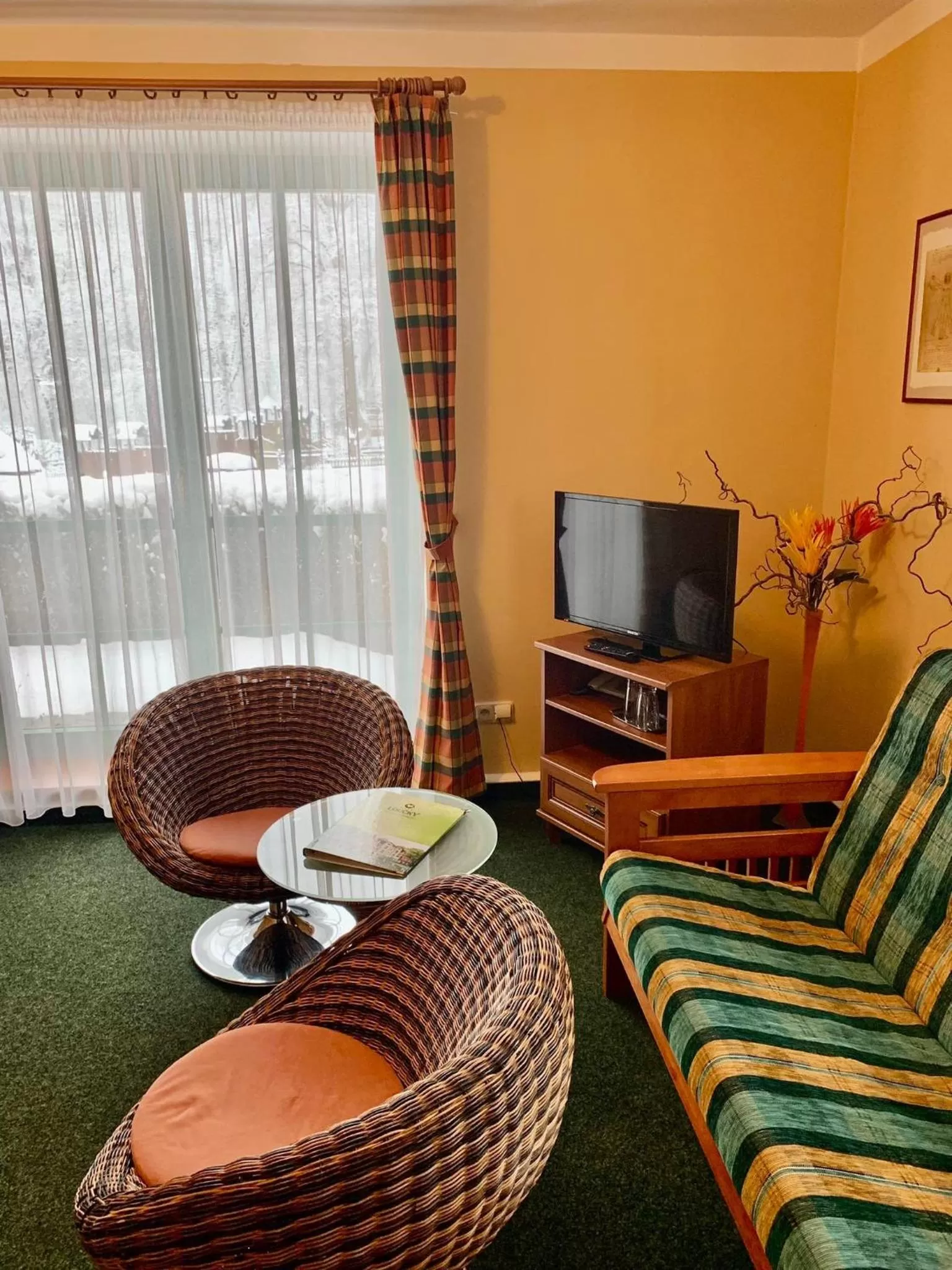 Seating area in Hotel Loucky