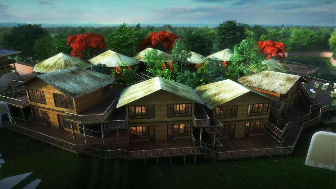 Bird's-eye View in Kushal Palli Resorts- A unit of PearlTree Hotels & Resorts