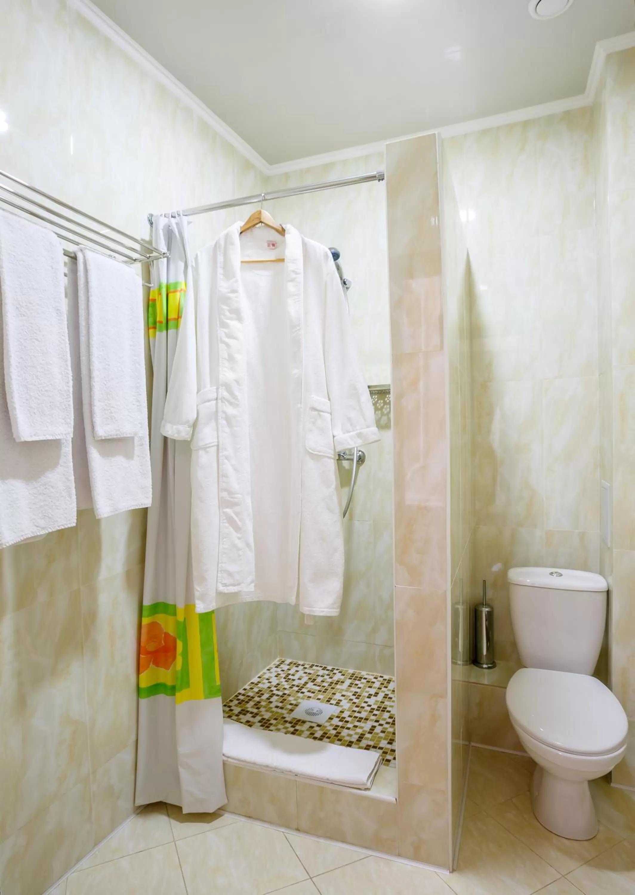 Shower in Brown Hotel