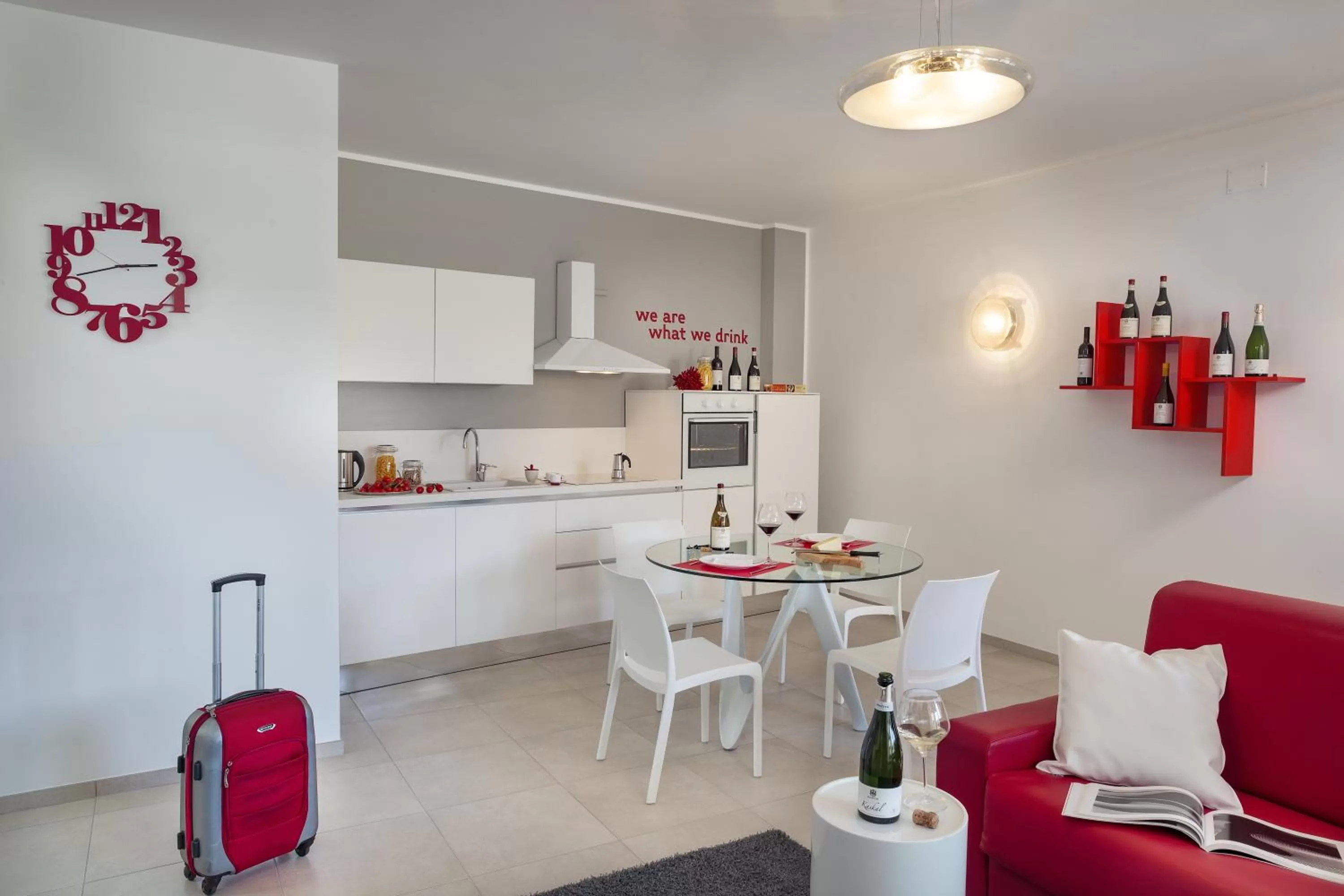 Living room in Rivetto Suites