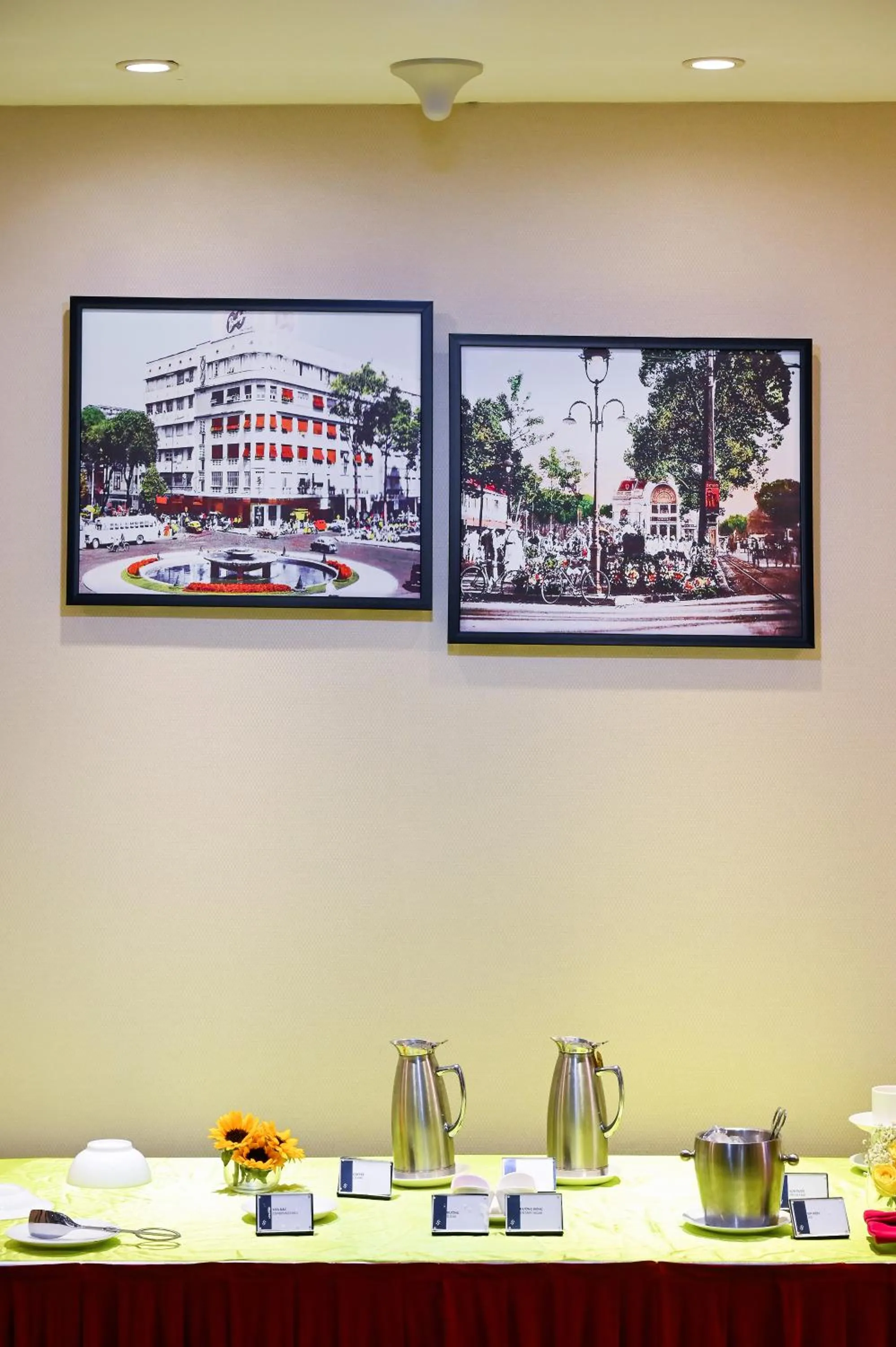Decorative detail in Muong Thanh Grand Saigon Centre Hotel