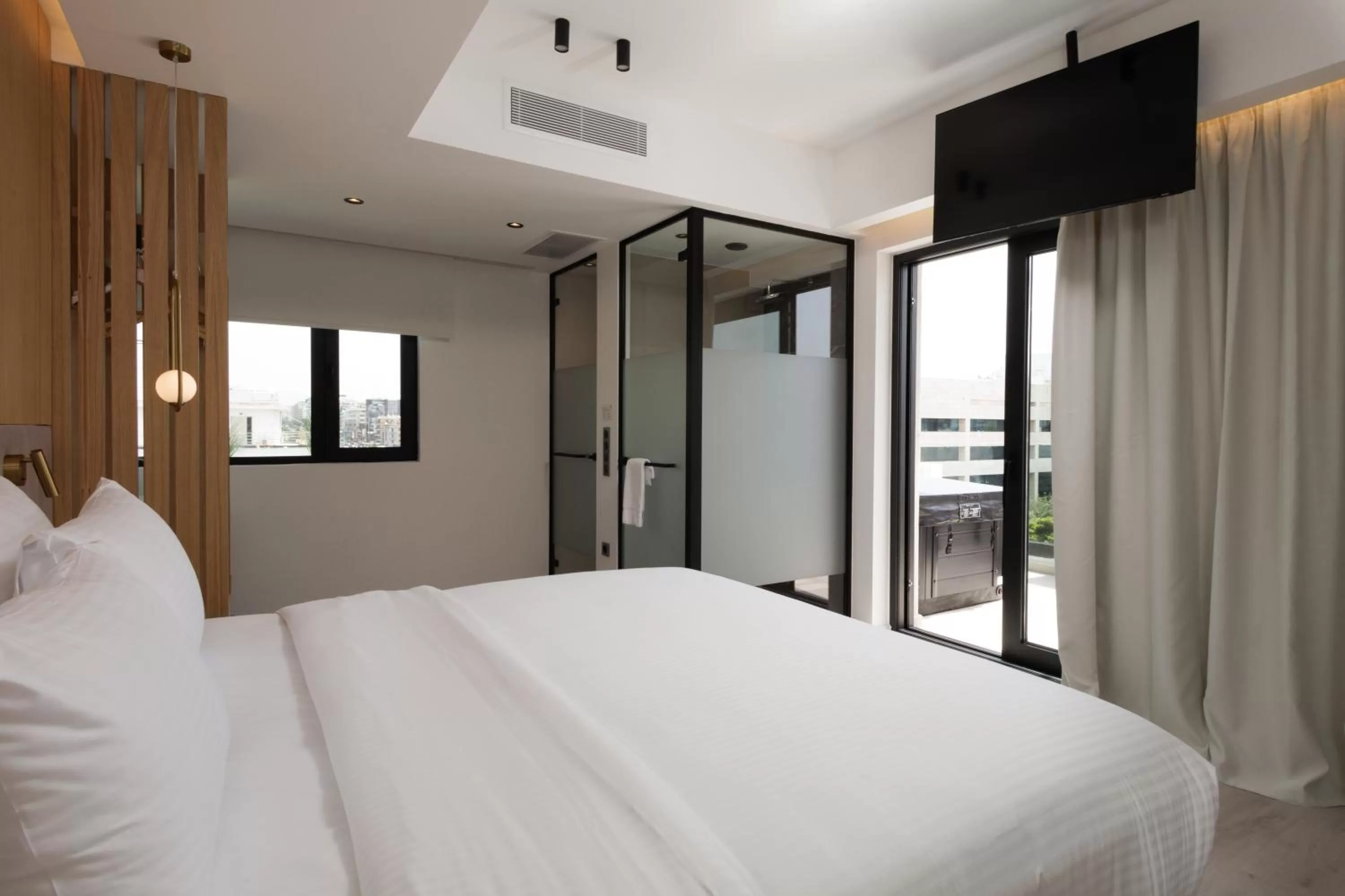 Bed in Hilton Garden Inn Athens Syggrou Avenue