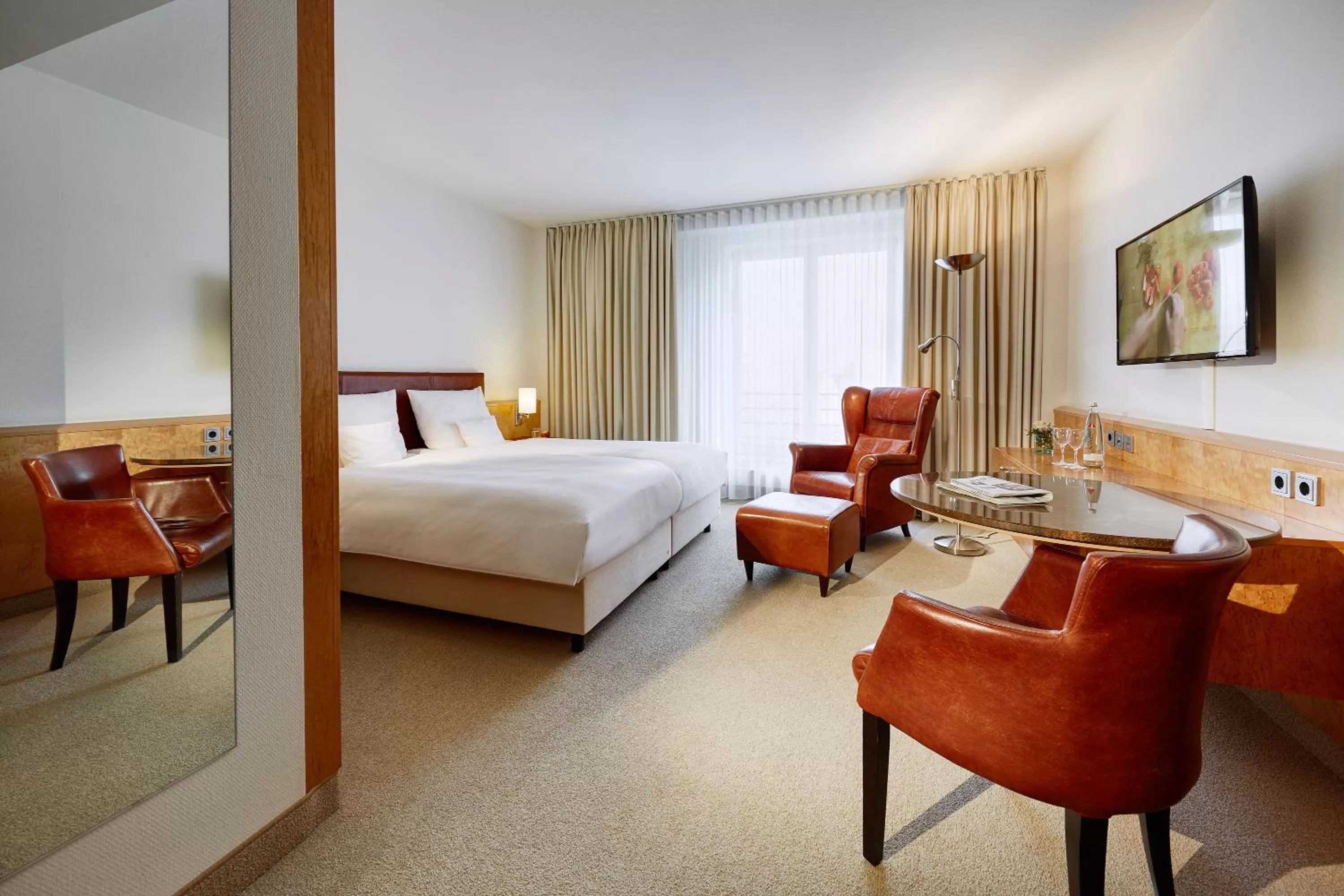 Photo of the whole room, Bed in Lindner Hotel Dusseldorf Airport, part of JdV by Hyatt