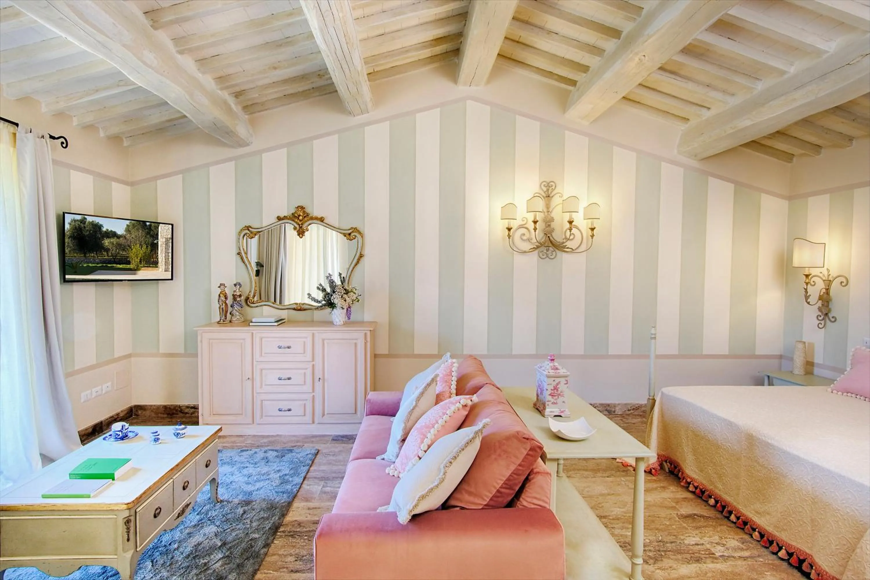 Bedroom, Bed in Il Falconiere Relais & Spa
