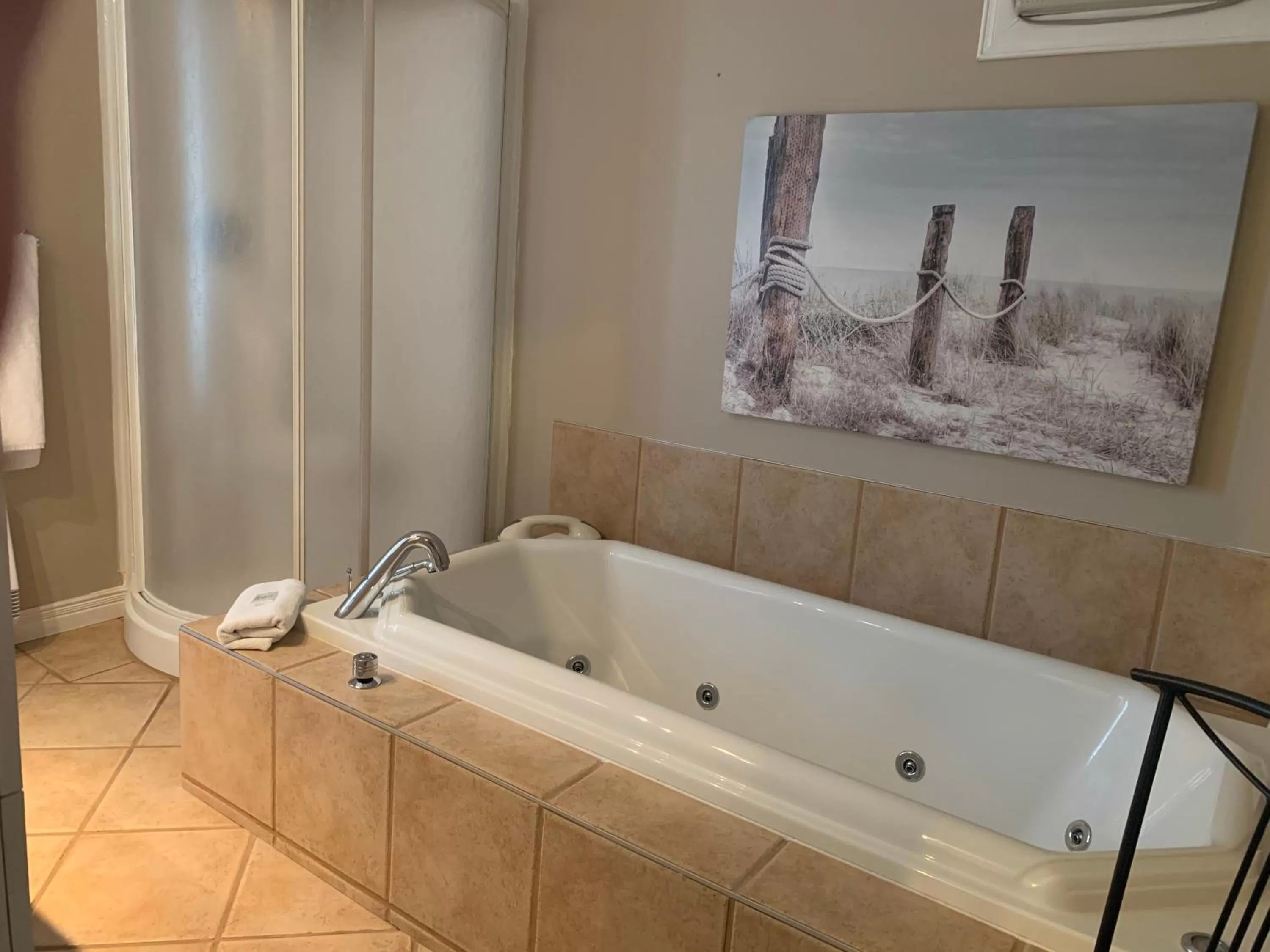 Bathroom in Motel Des Cascades