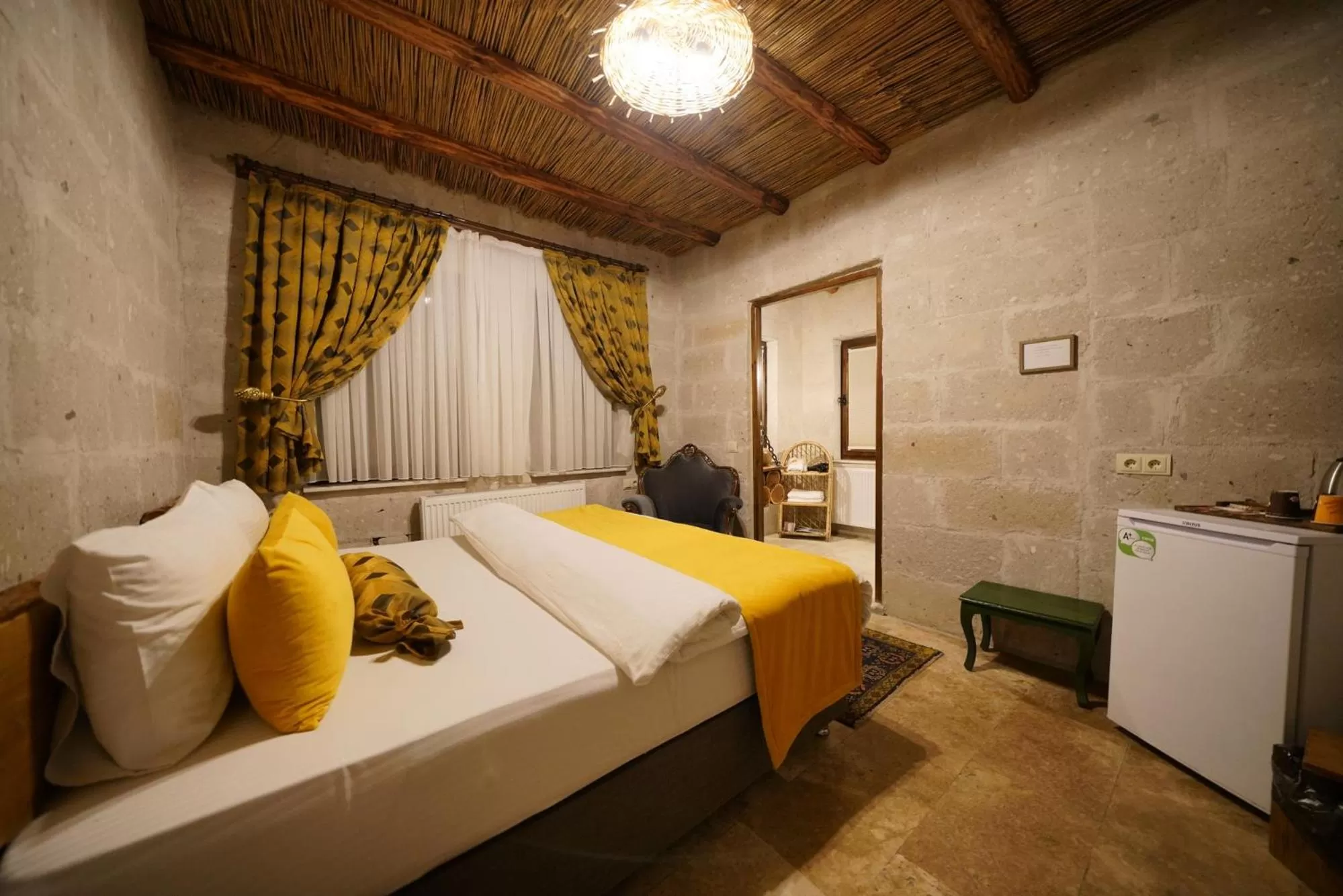 Bedroom, Bed in Cappadocia Nar Cave House & Swimming Pool