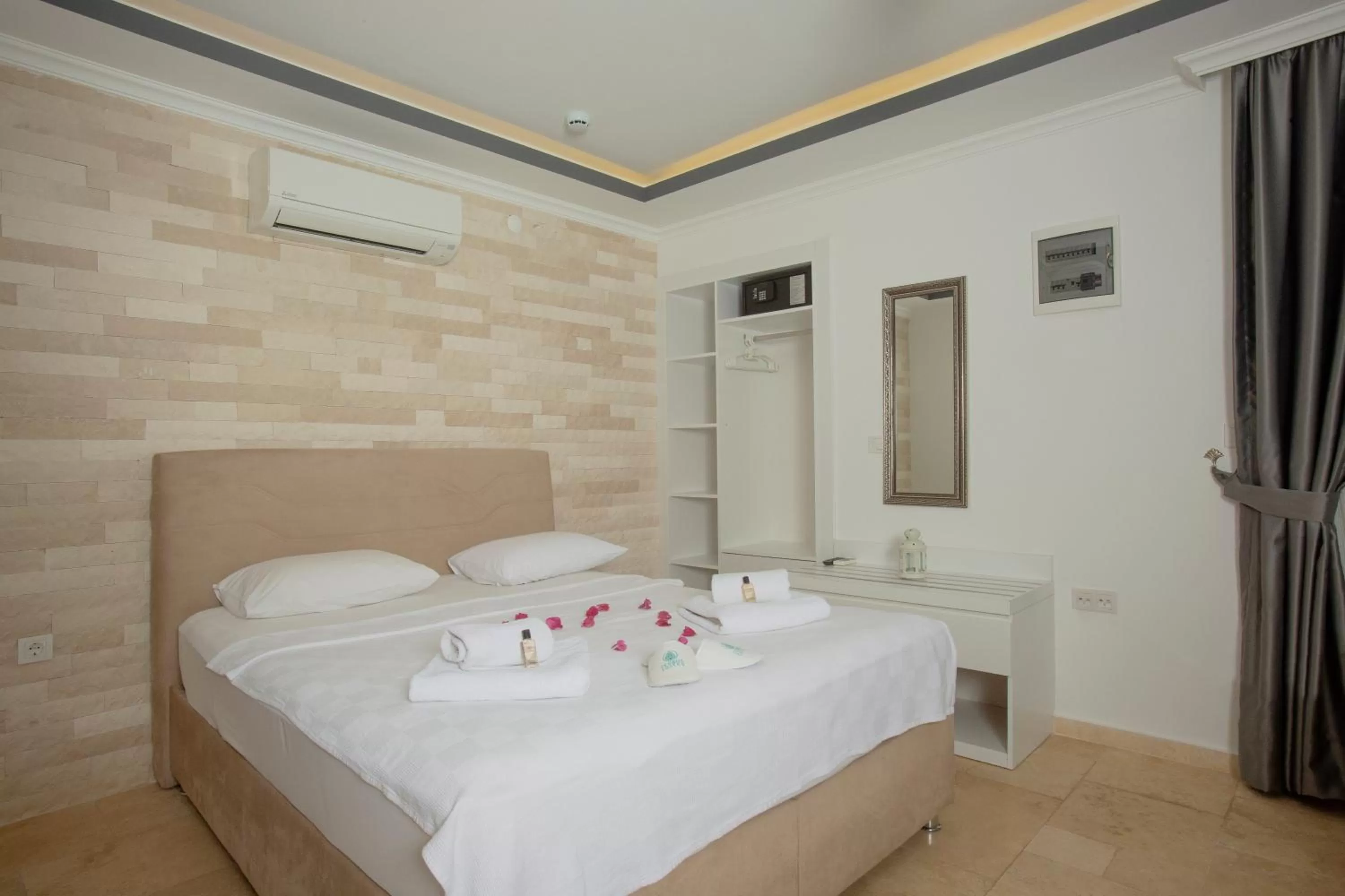 Bed in Cedrus Suites