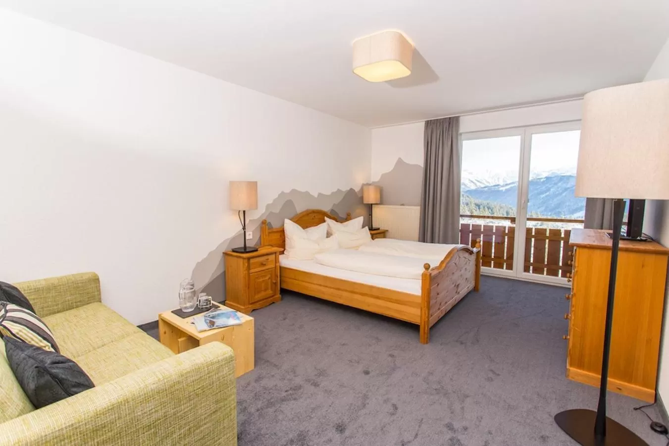 Double Room with Balcony in Alpengasthof Hörnlepass