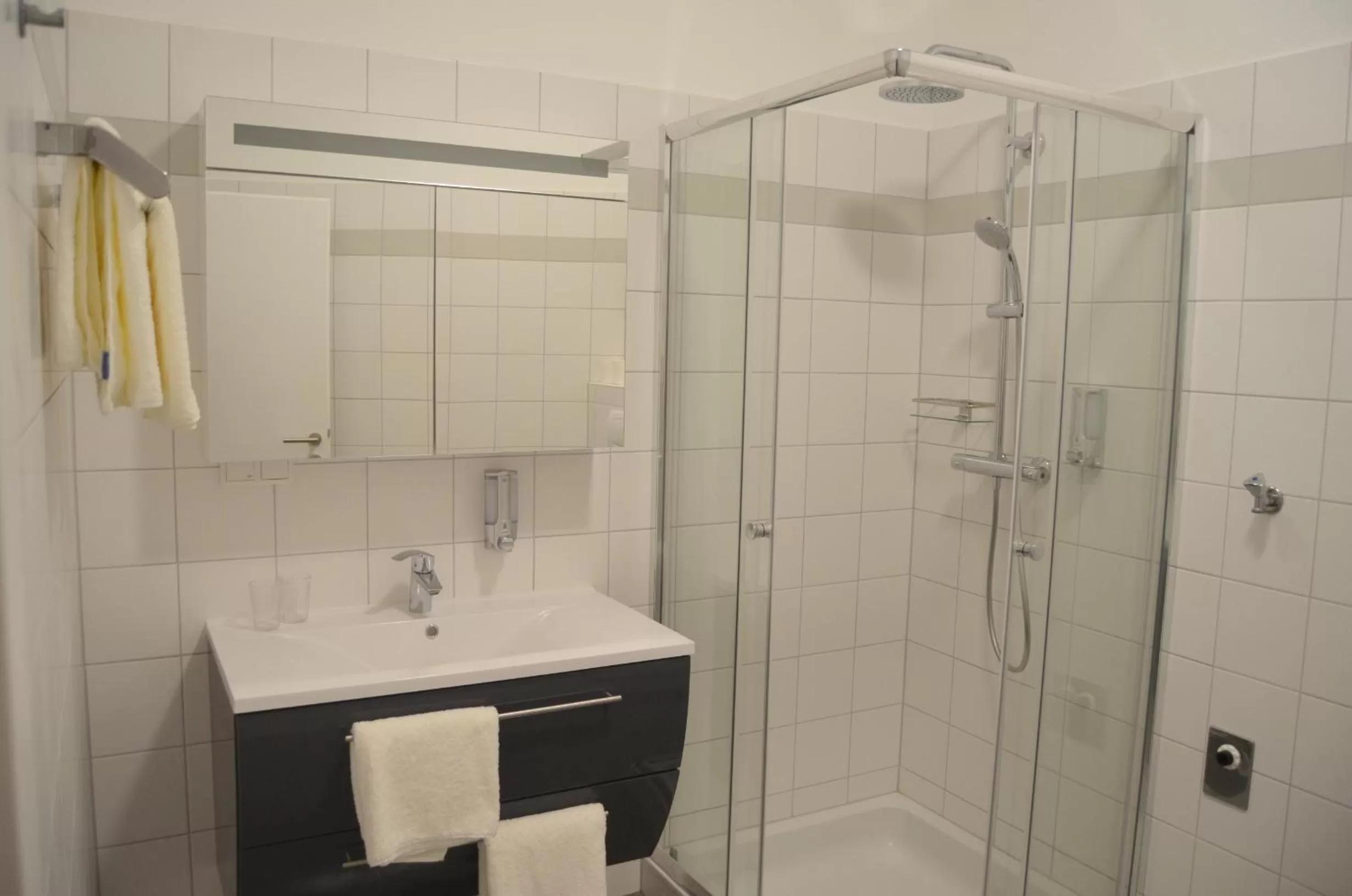 Bathroom in Pension zum Strell