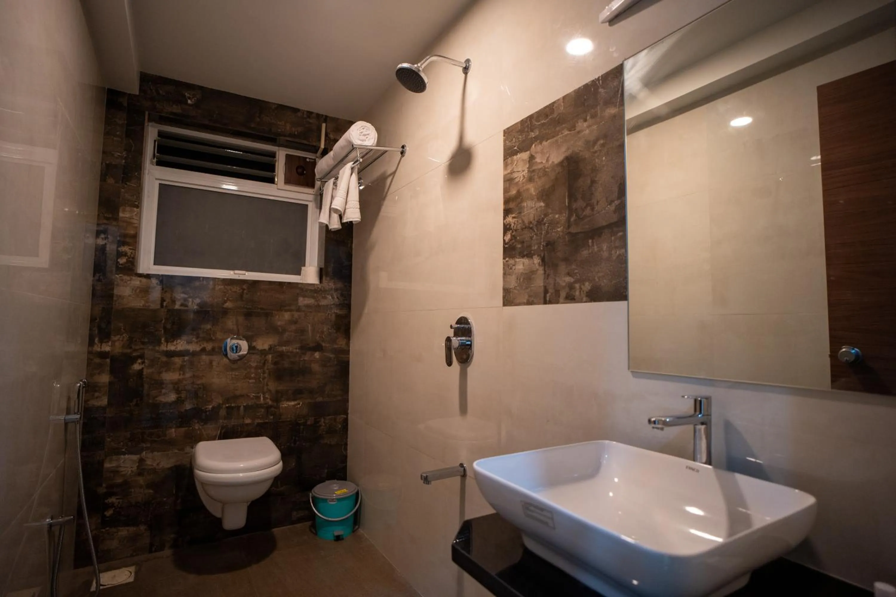 Shower in Hotel Oberon