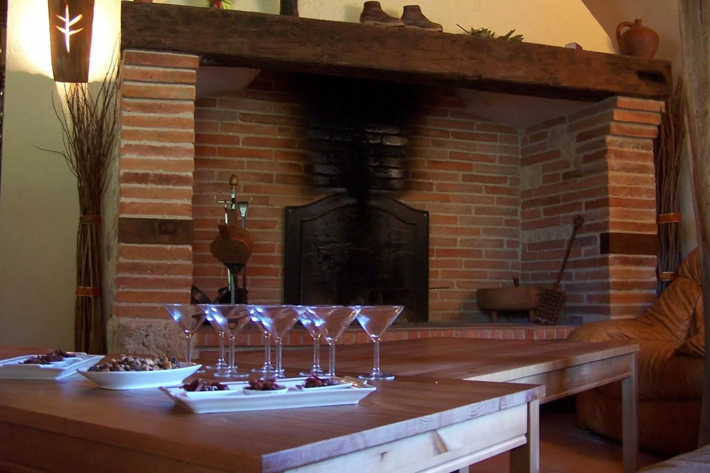 Seating area in Chambre d'Hôtes Le Moulin d'Encor