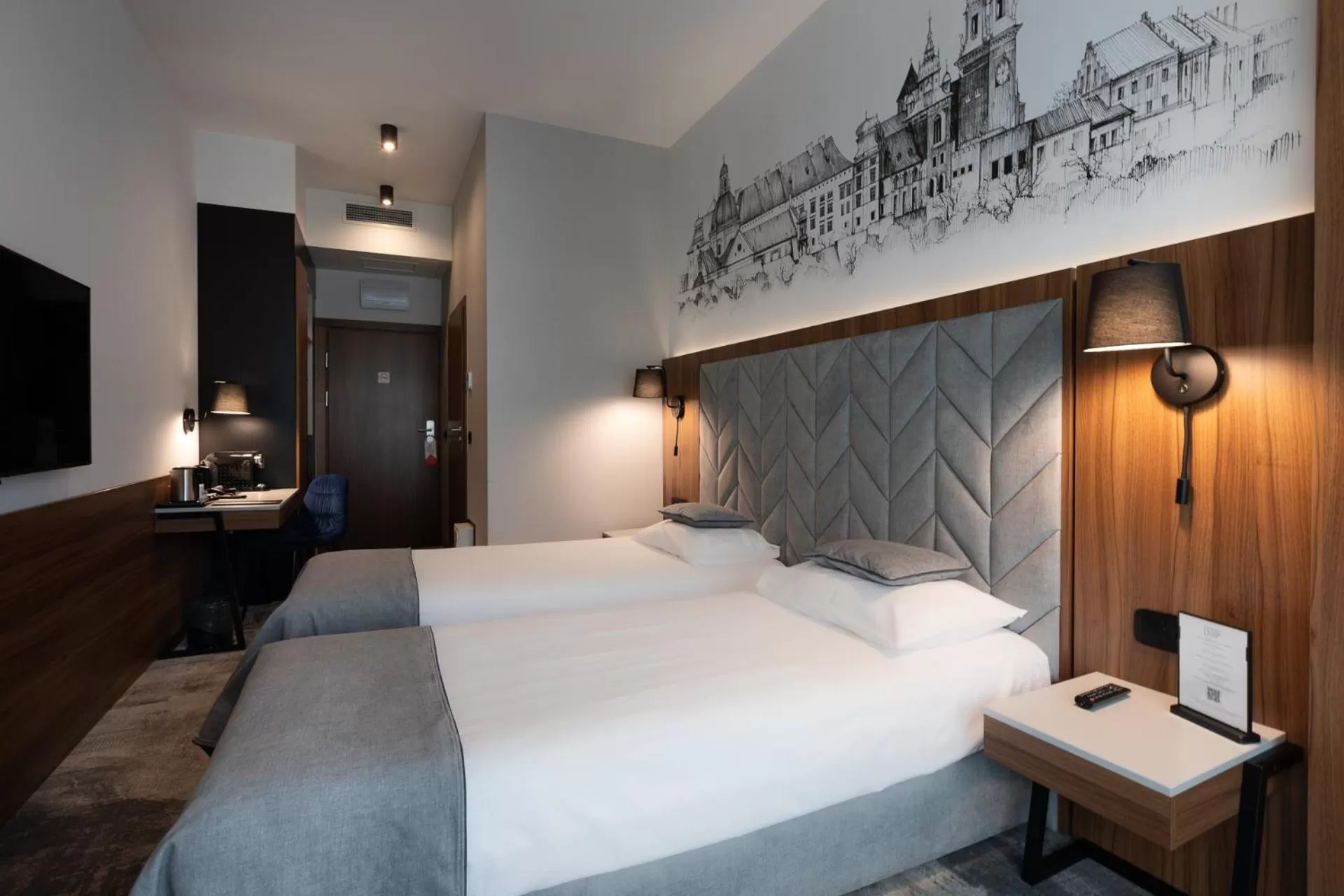 Bed in Focus Hotel Premium Kraków