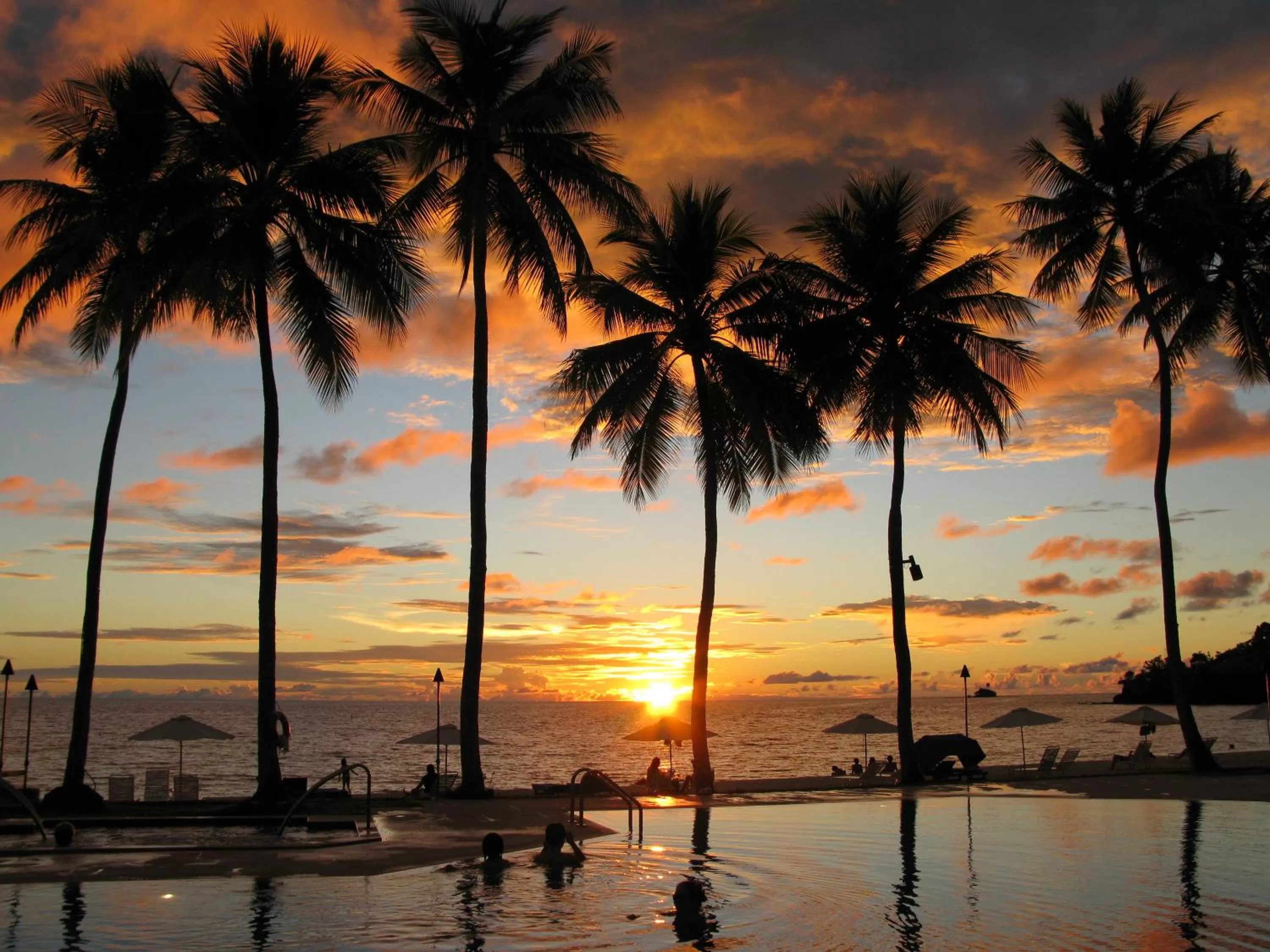 Sunrise/Sunset in Palau Pacific Resort