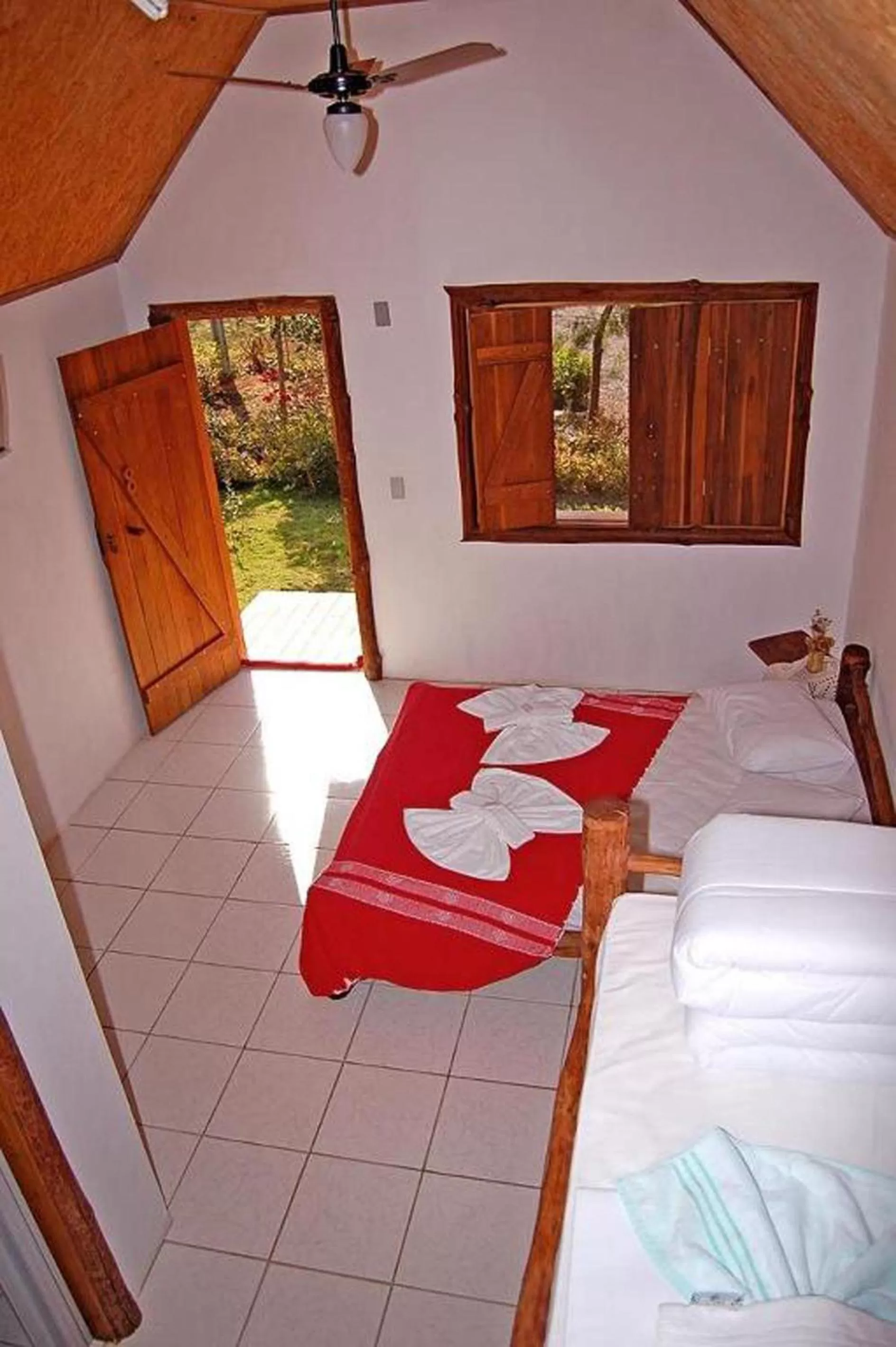 View (from property/room), Bed in Pousada Di Luna