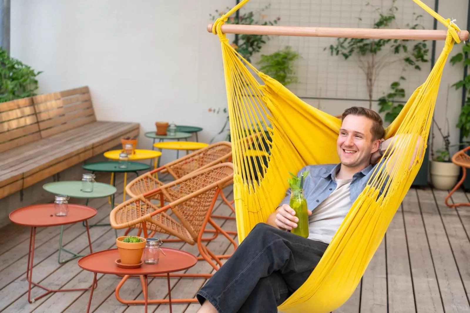 Garden in magdas HOTEL Vienna City - First Social Business HOTEL in Austria