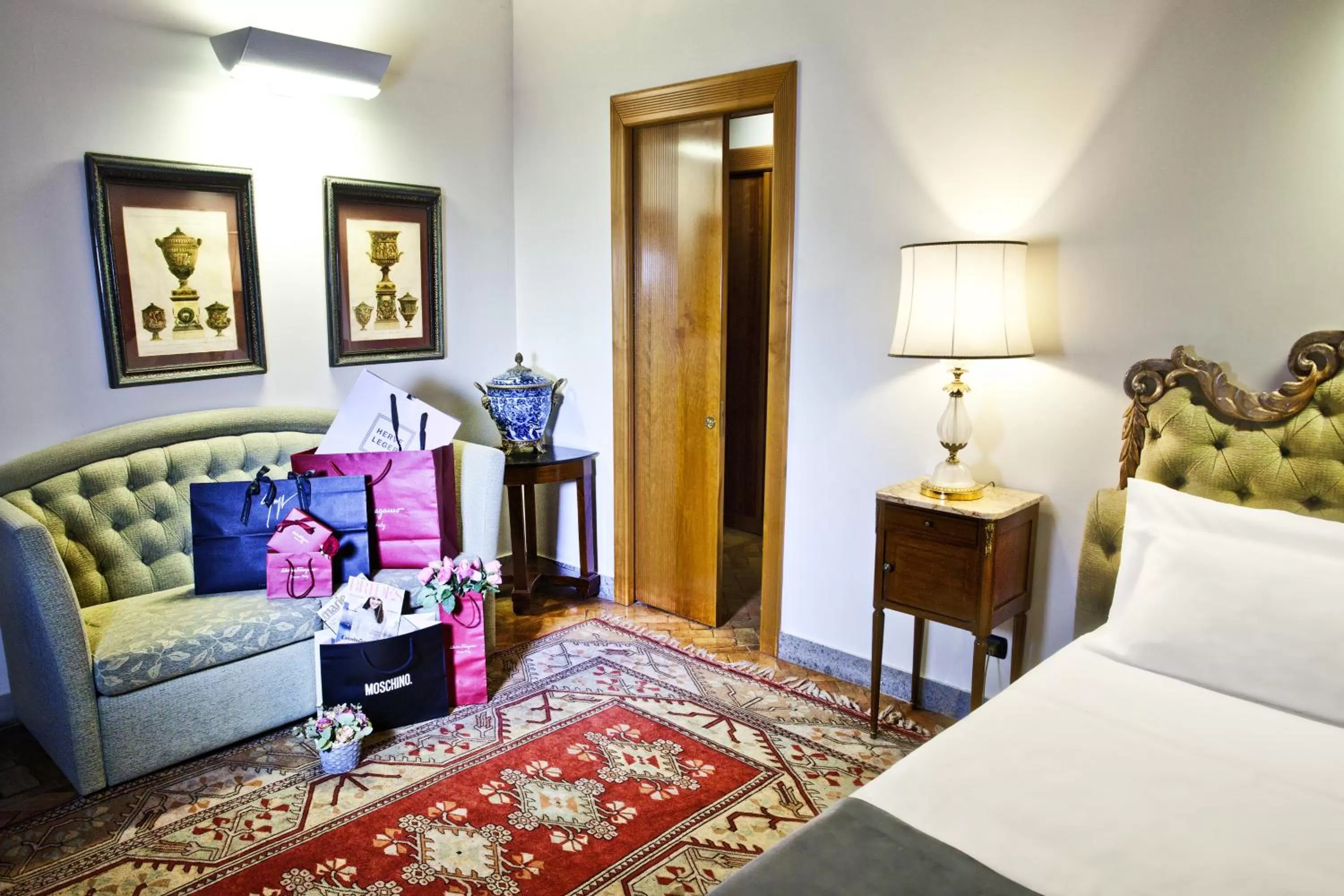 Bedroom, Bed in Hotel Valadier