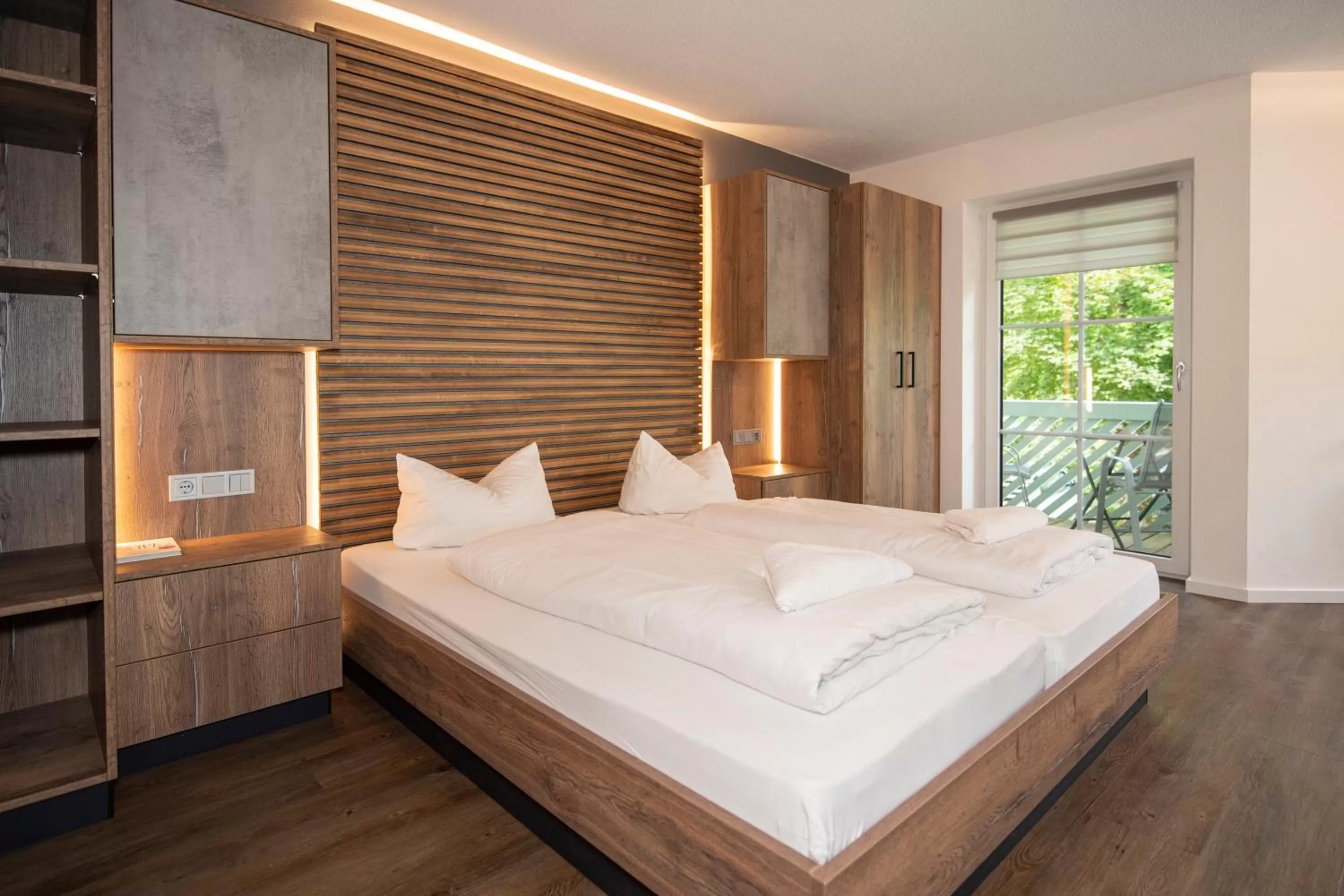 Bed in Hotel Hohenaschau