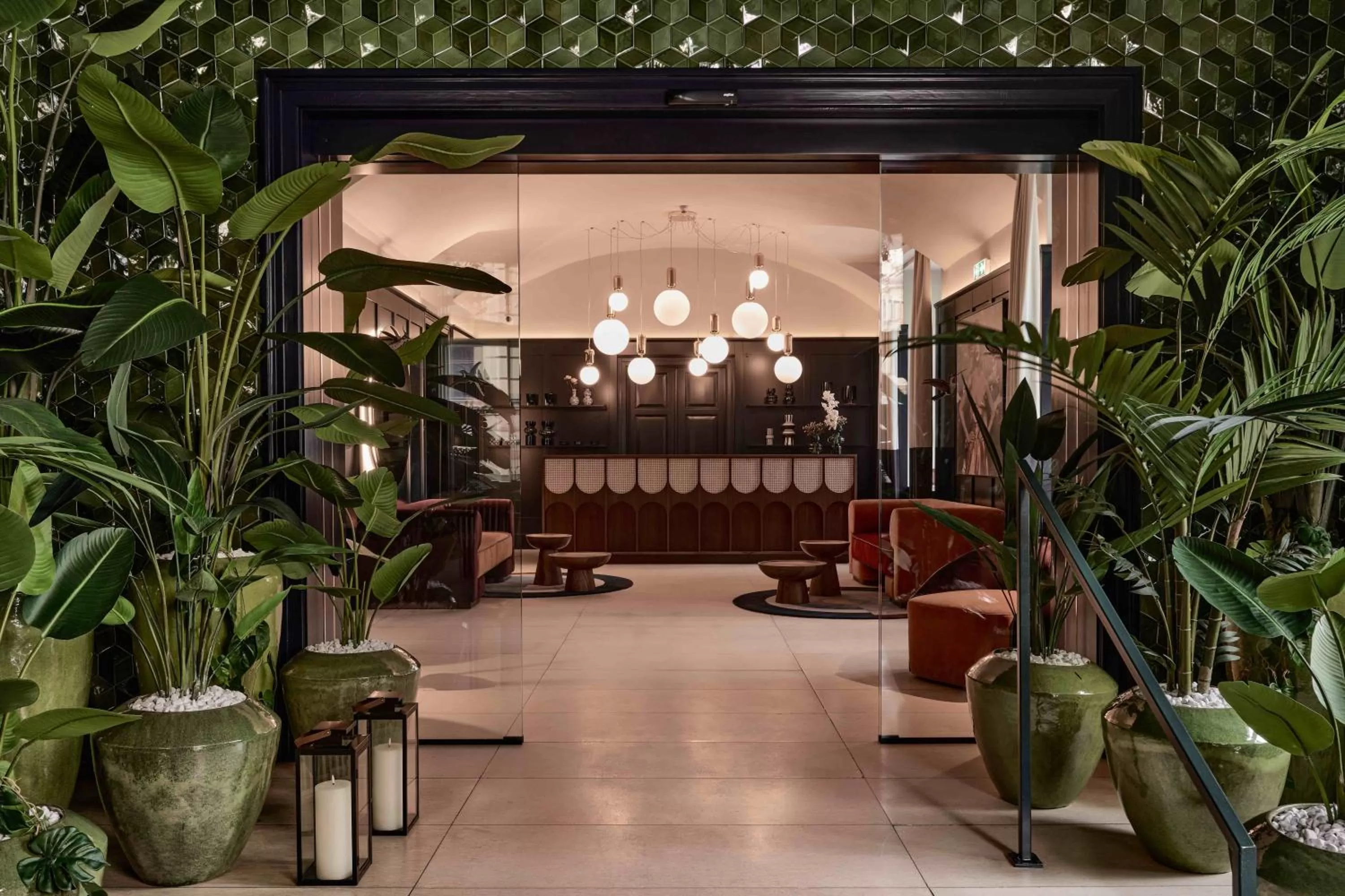 Lobby or reception in Falkensteiner Boutique Hotel Prague