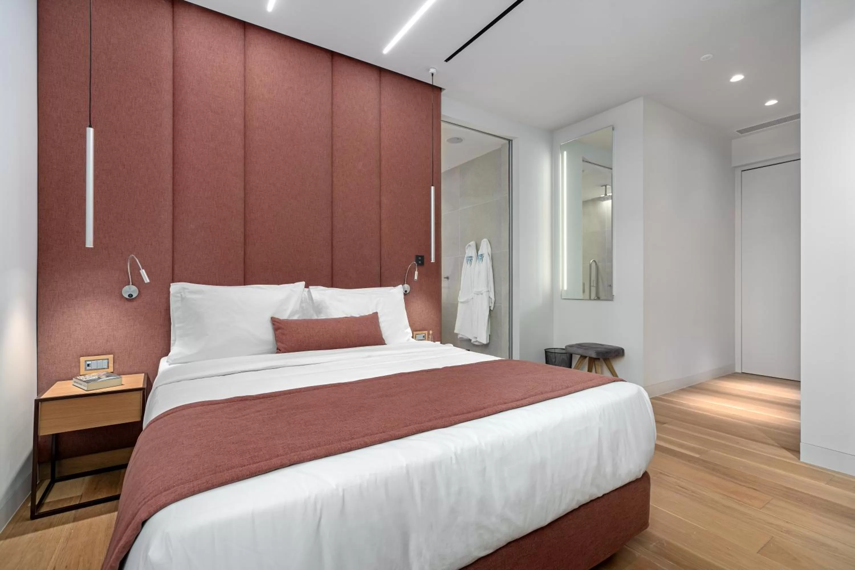Bed in Hellenic Vibes Smart Hotel