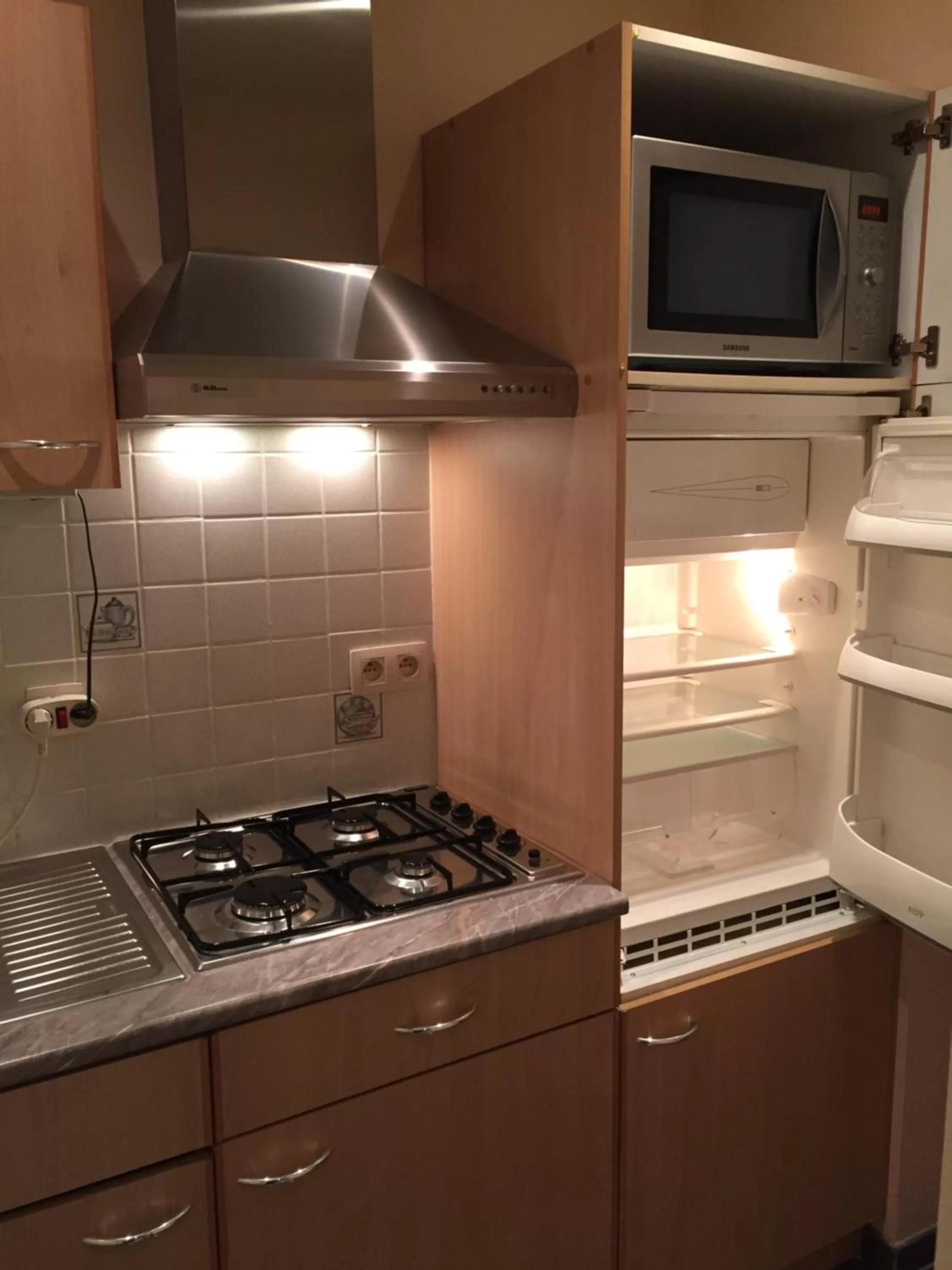 Kitchen or kitchenette in Residence la Fraisiere